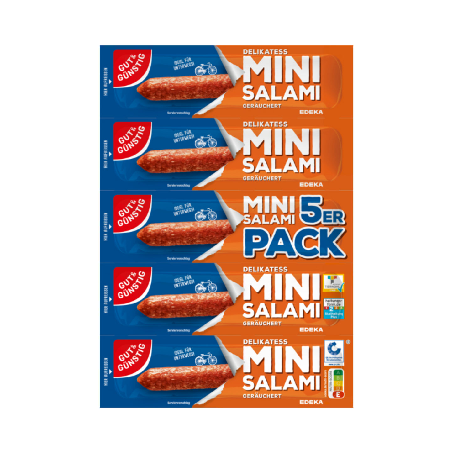 GUT&GÜNSTIG Mini Salami 5x25g QS ITW