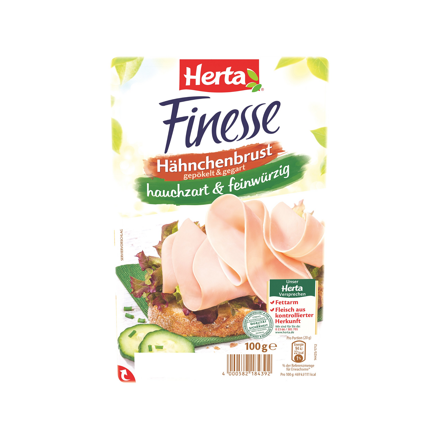 Herta Finesse Hähnchenbrust natur 100g
