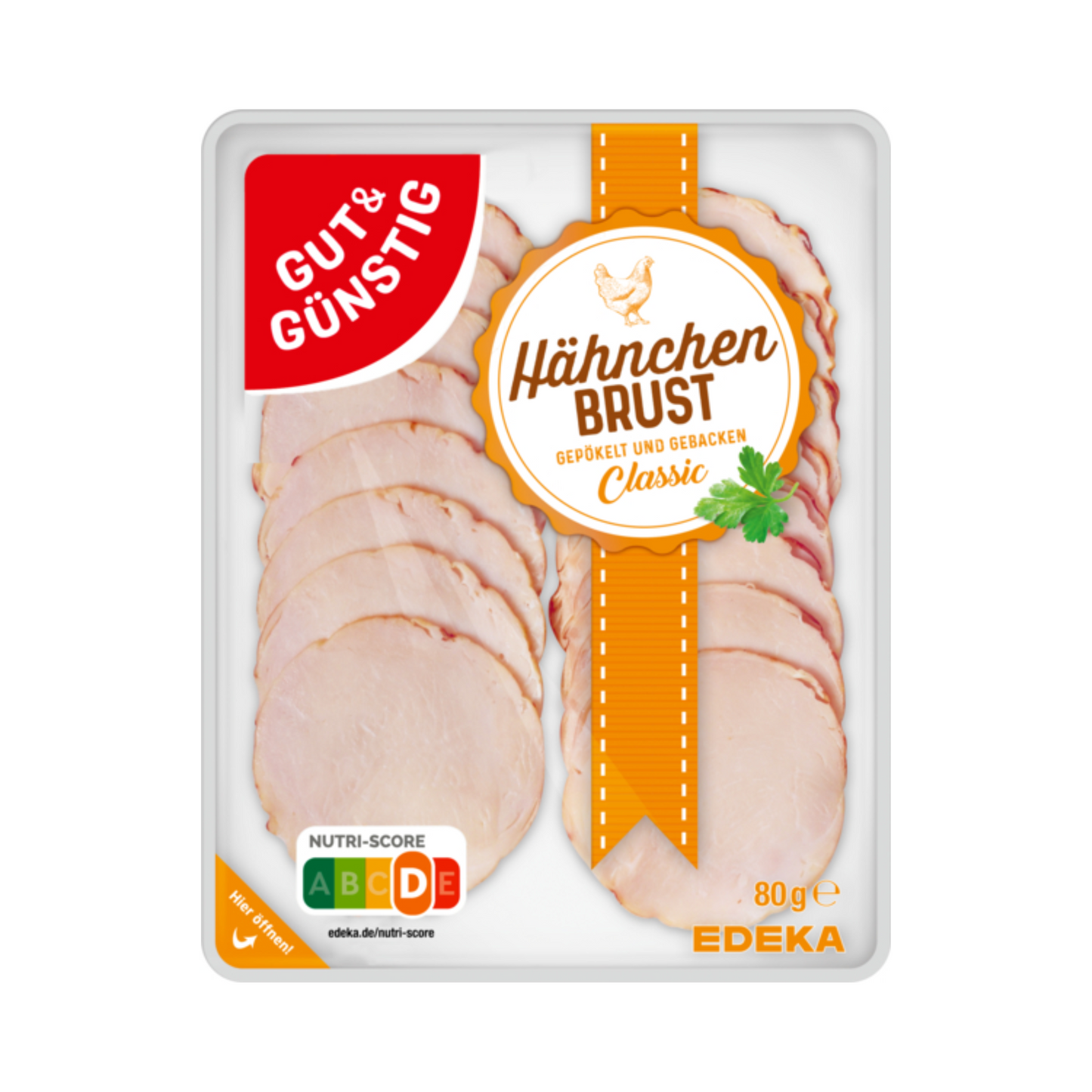 GUT&GÜNSTIG Hähnchenbrust gebacken classic 80g