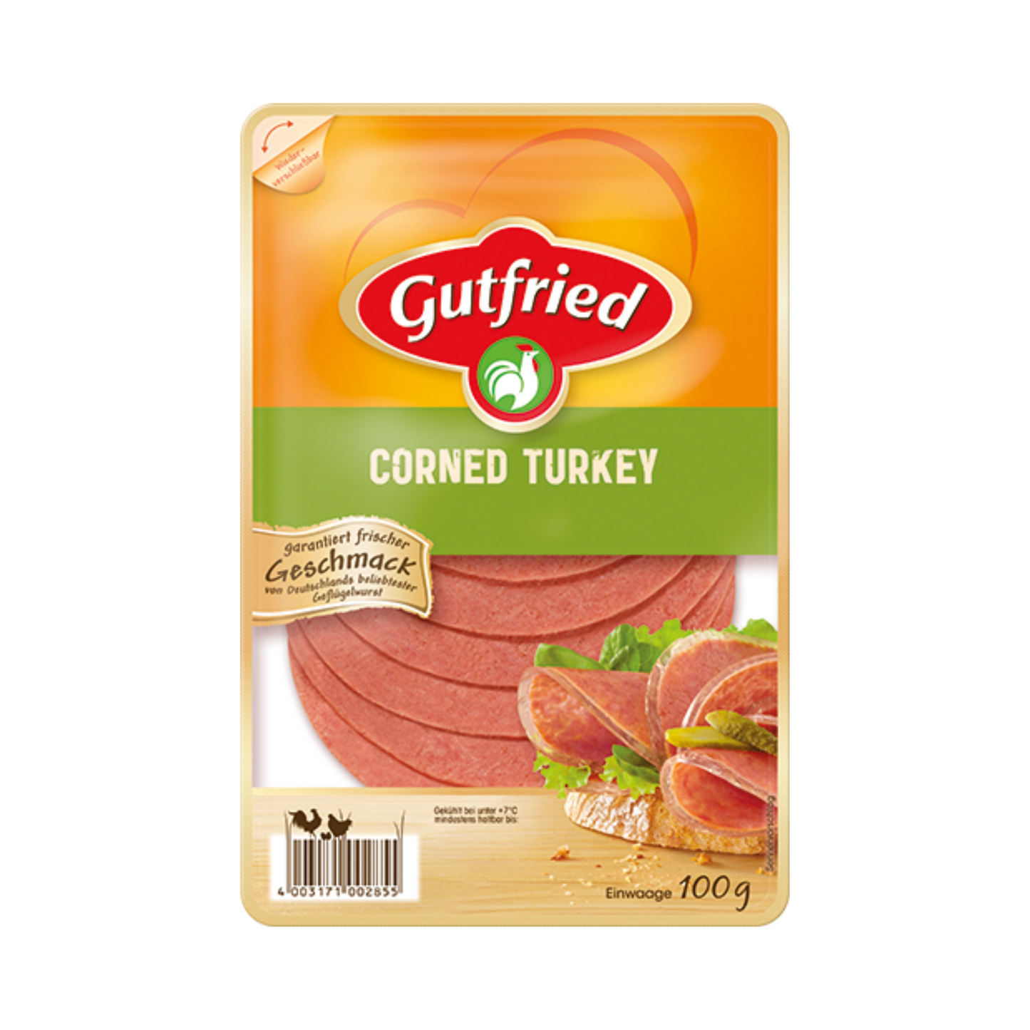 Gutfried Corned Turkey nach Art von Corned Beef 100g