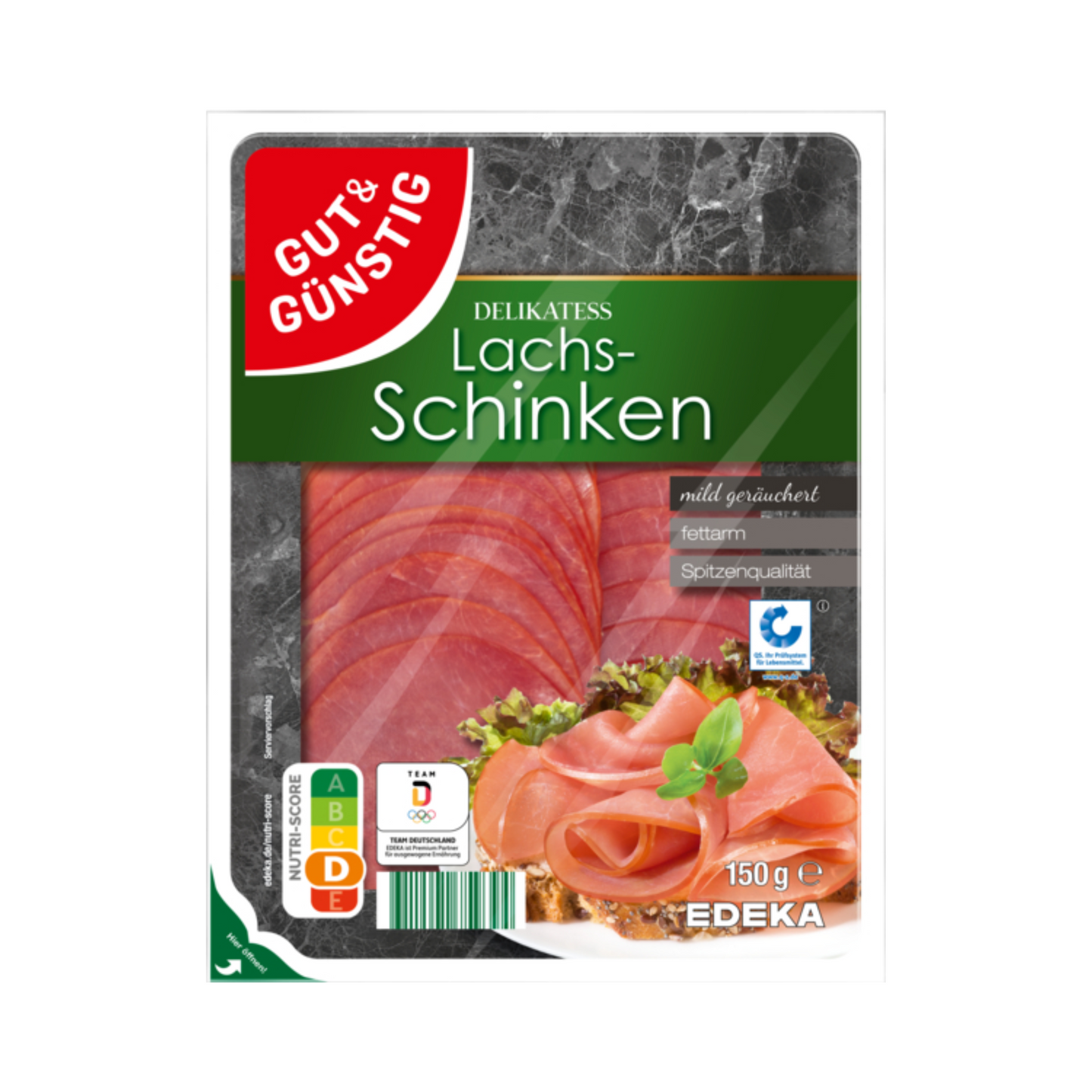 GUT&GÜNSTIG Lachsschinken 150g QS