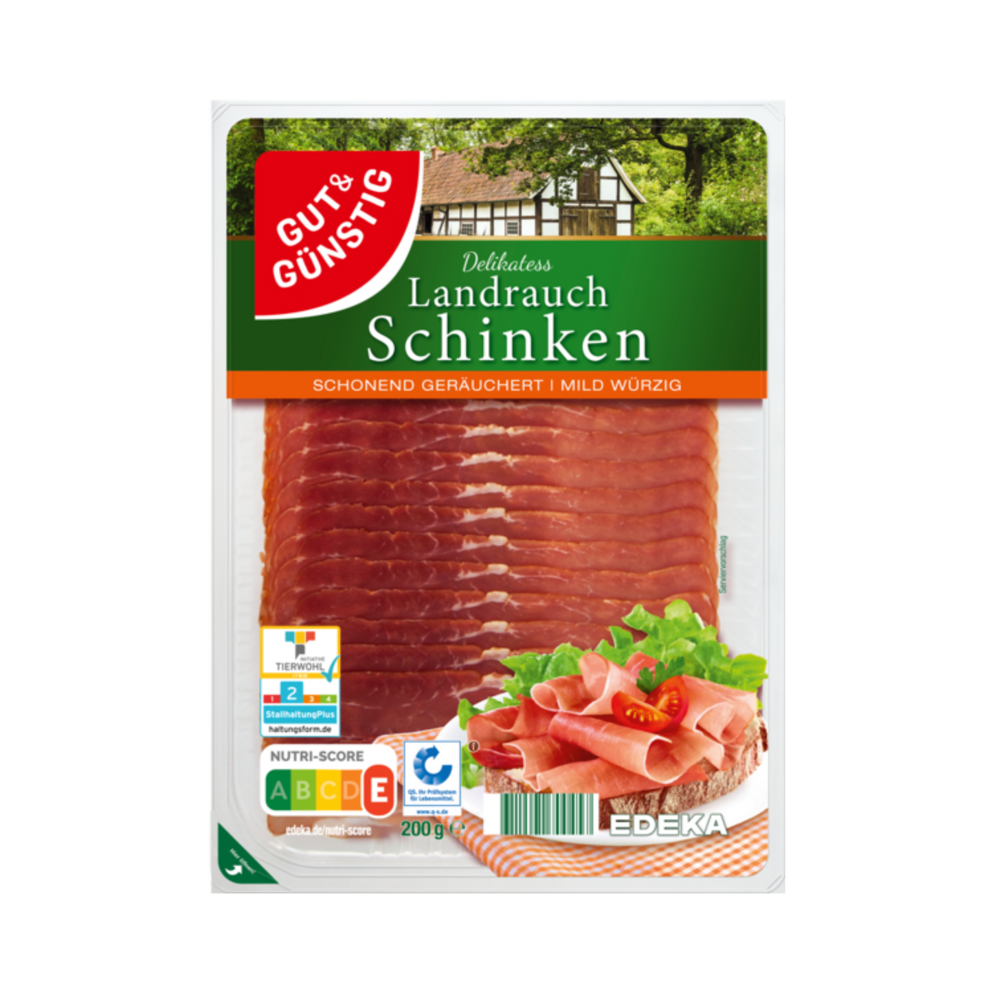 GUT&GÜNSTIG Landrauchschinken 200g QS ITW