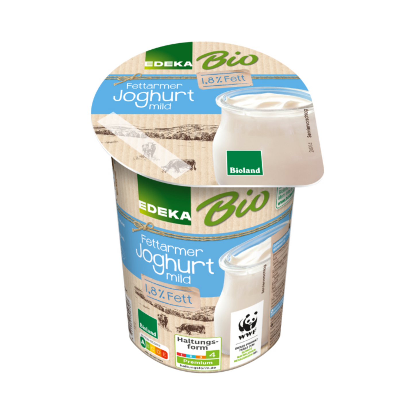 Bio EDEKA Naturjoghurt 1,8% 500g