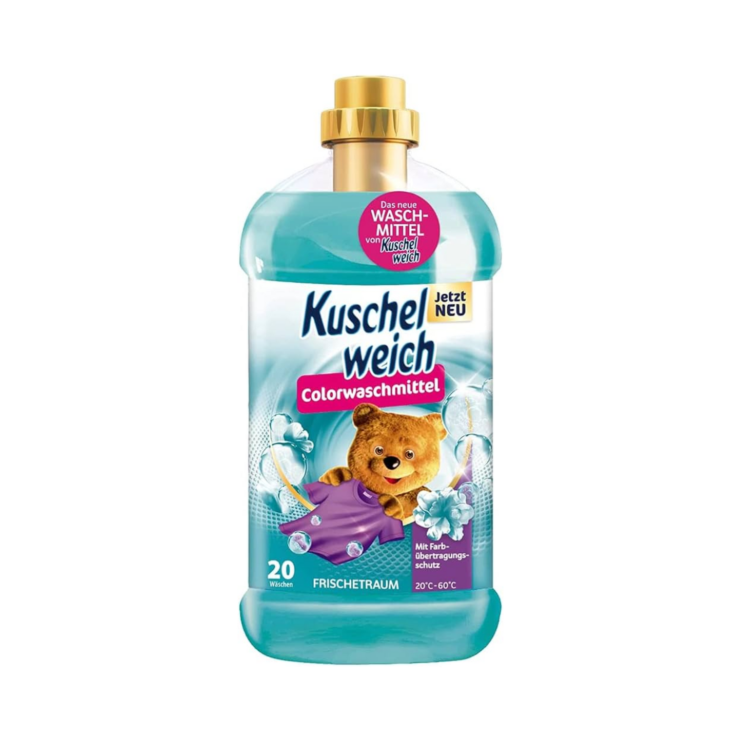 Kuschelweich Colorwaschmittel Frischetraum flüssig 22WL 1,1l
