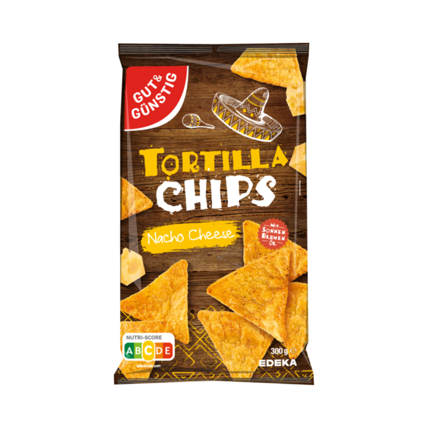 GUT&GÜNSTIG Tortillachips Nacho Cheese 300g