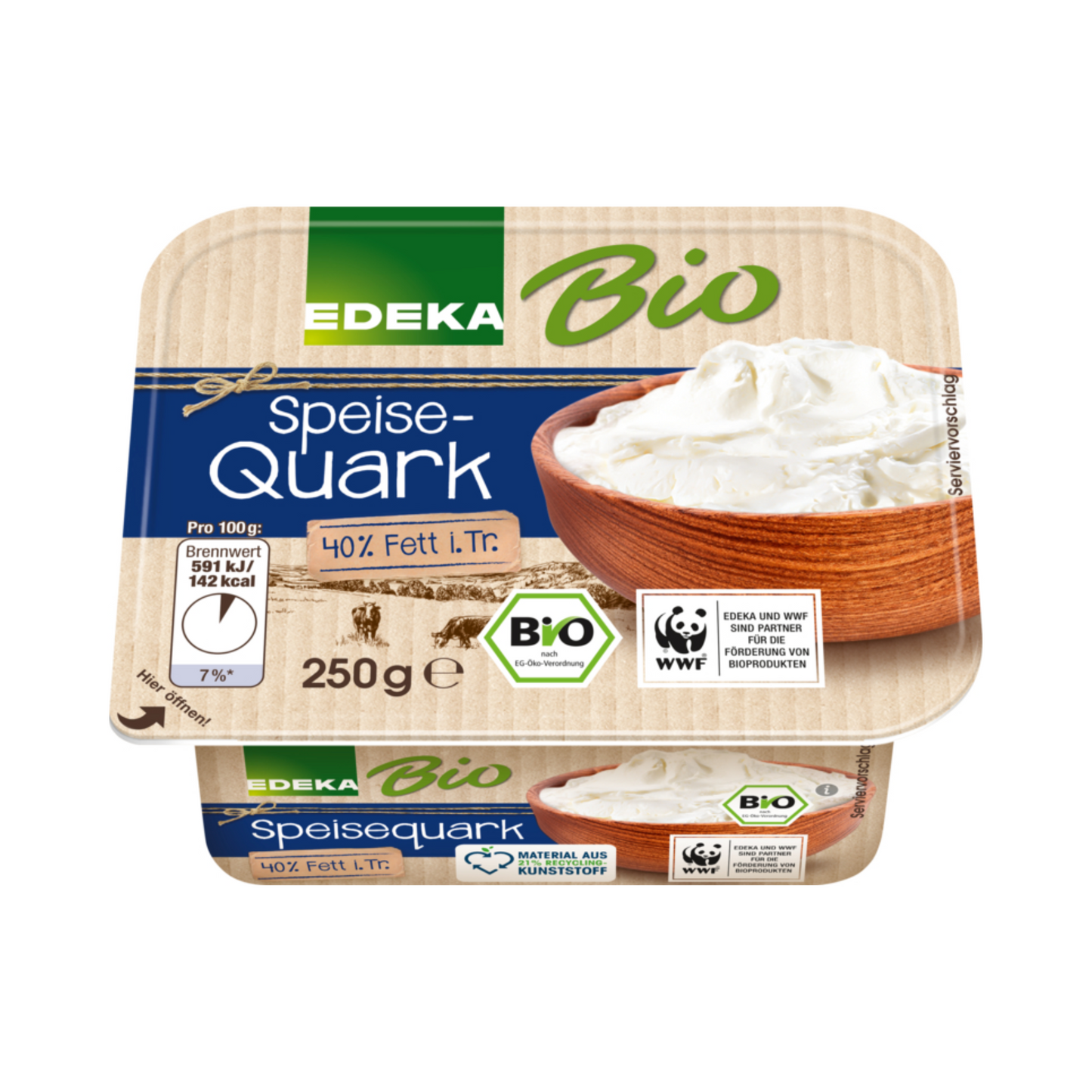 Bio EDEKA Speisequark 40% 250g