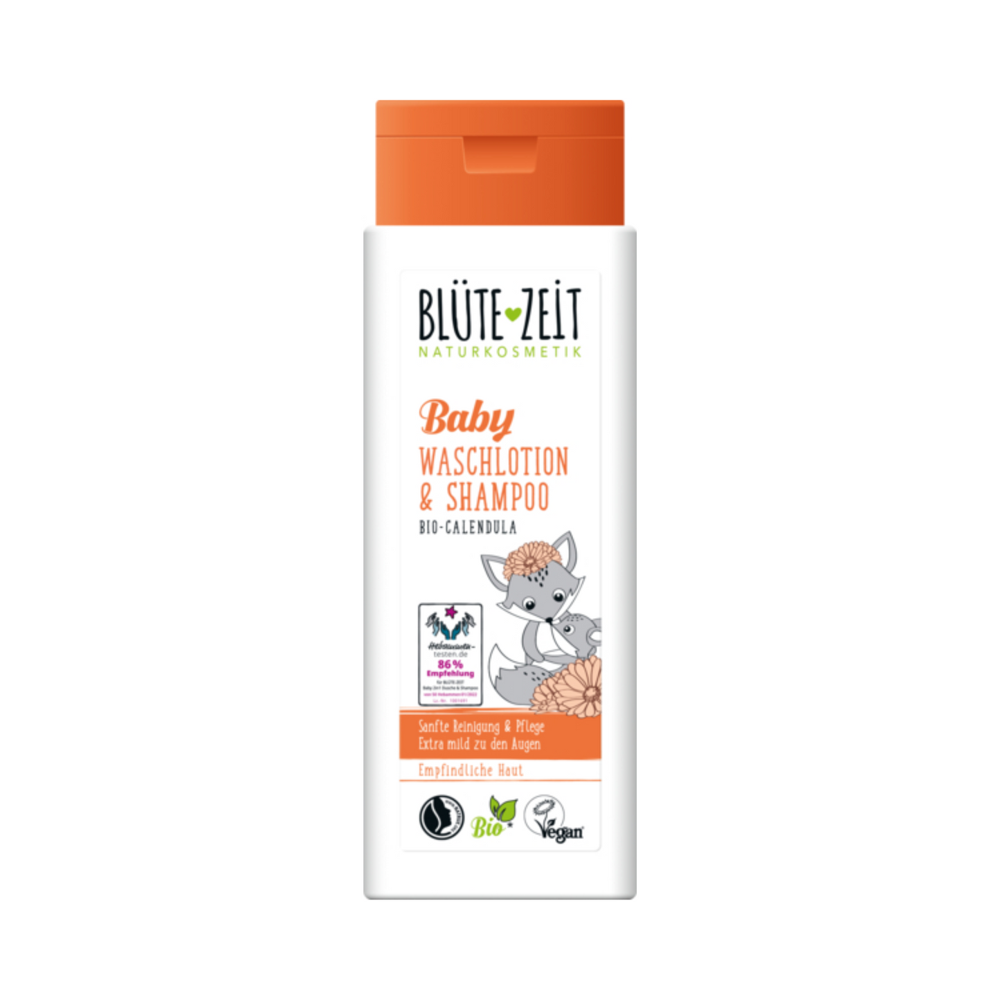 BLÜTEZEIT Baby Dusche&Shampoo 2in1 Bio-Calendula 250ml