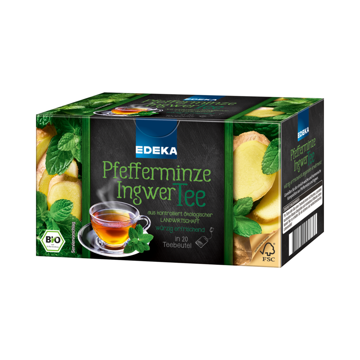 Bio EDEKA Ingwer-Pfefferminze 20ST 40g