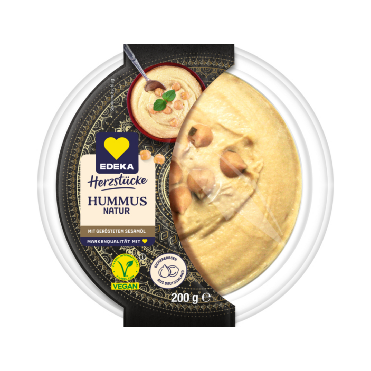 EDEKA Herzstücke Hummus natur 200g