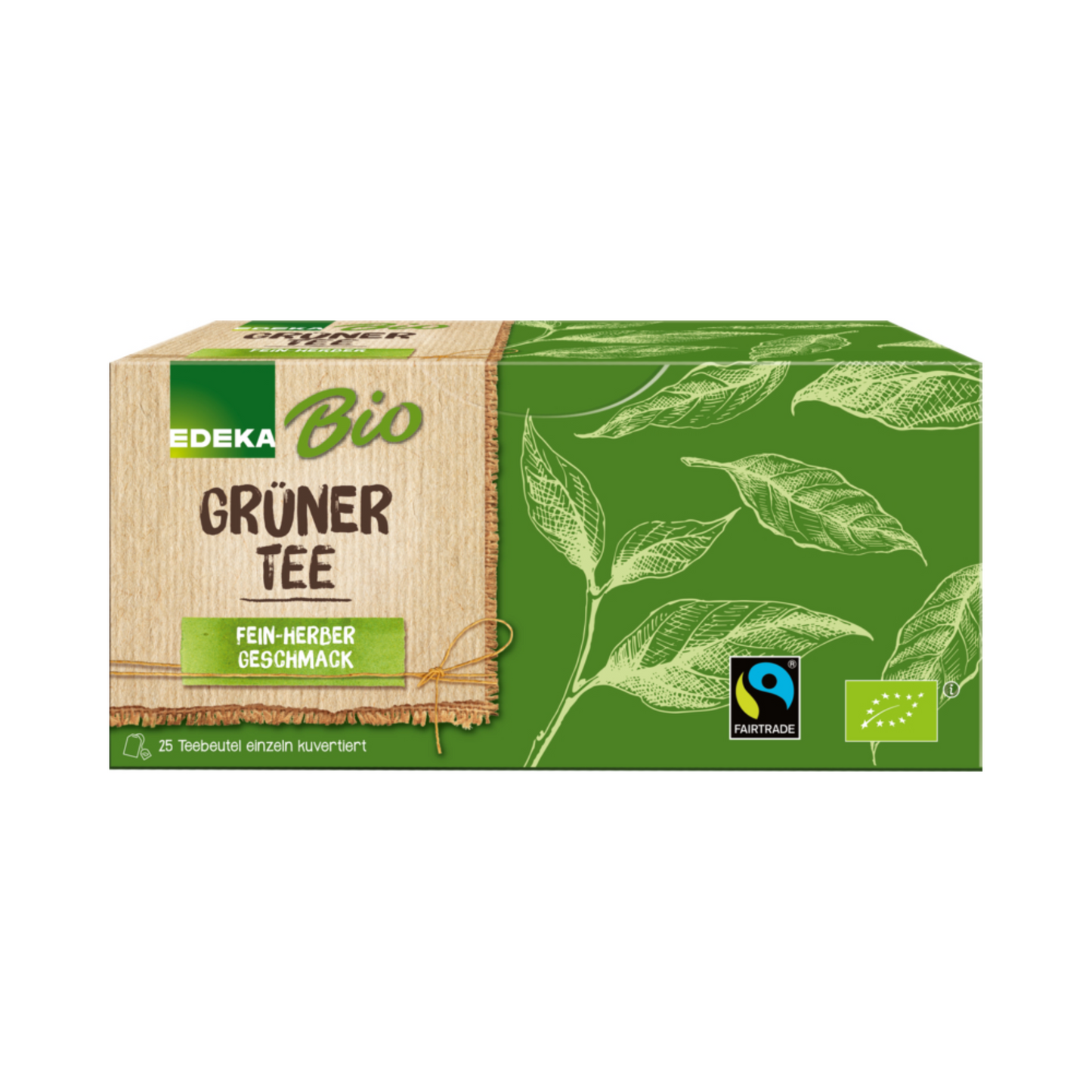 Bio EDEKA Fairtrade Grüner Tee 25ST 50g