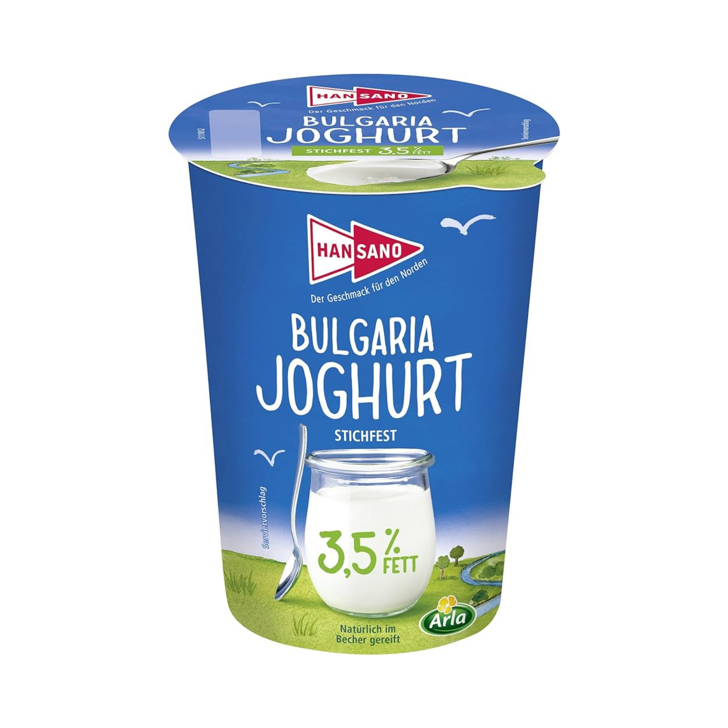 Hansano Stichfester Naturjoghurt 3,5% 500g
