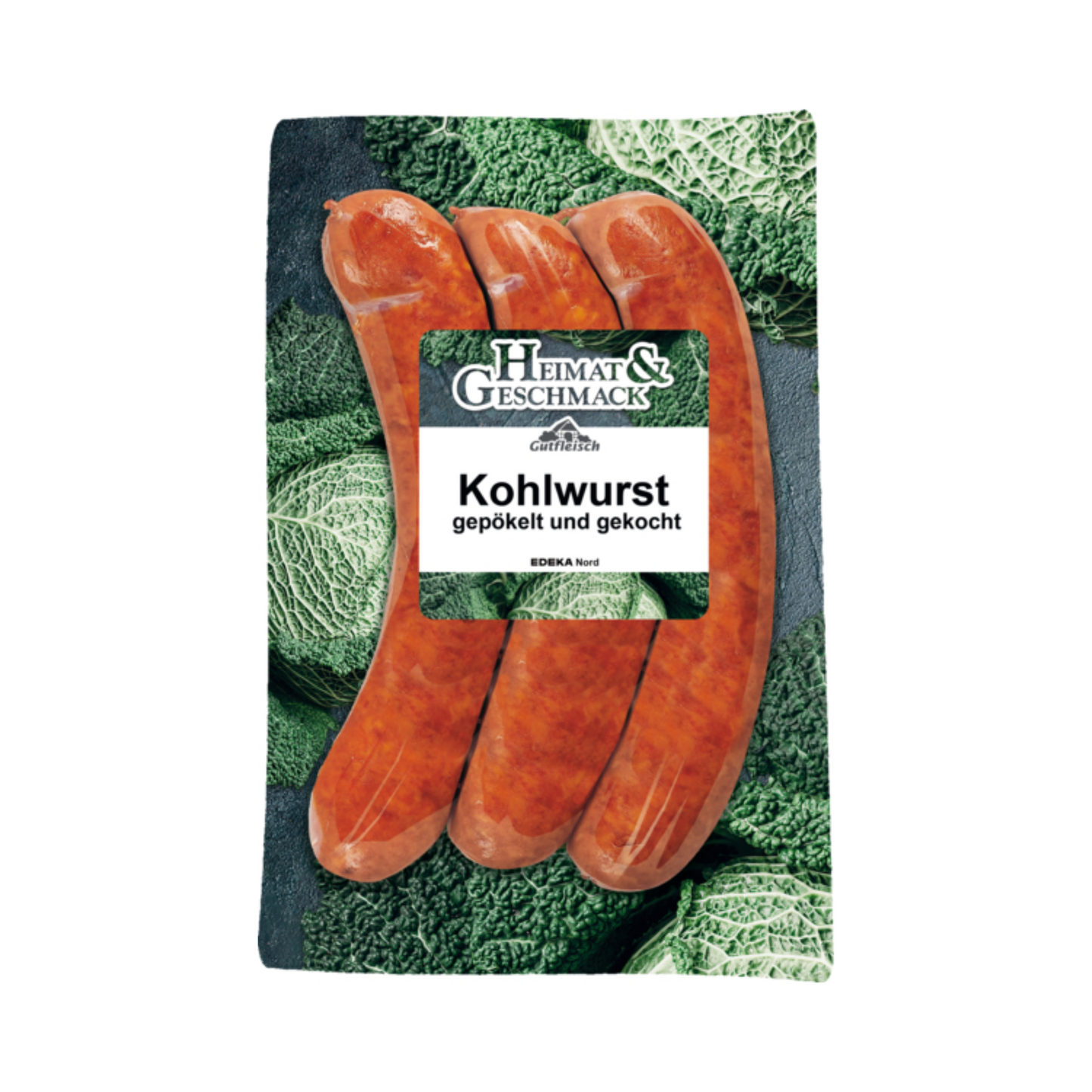Gutfleisch Rauchenden Kohlwurst 3x100g