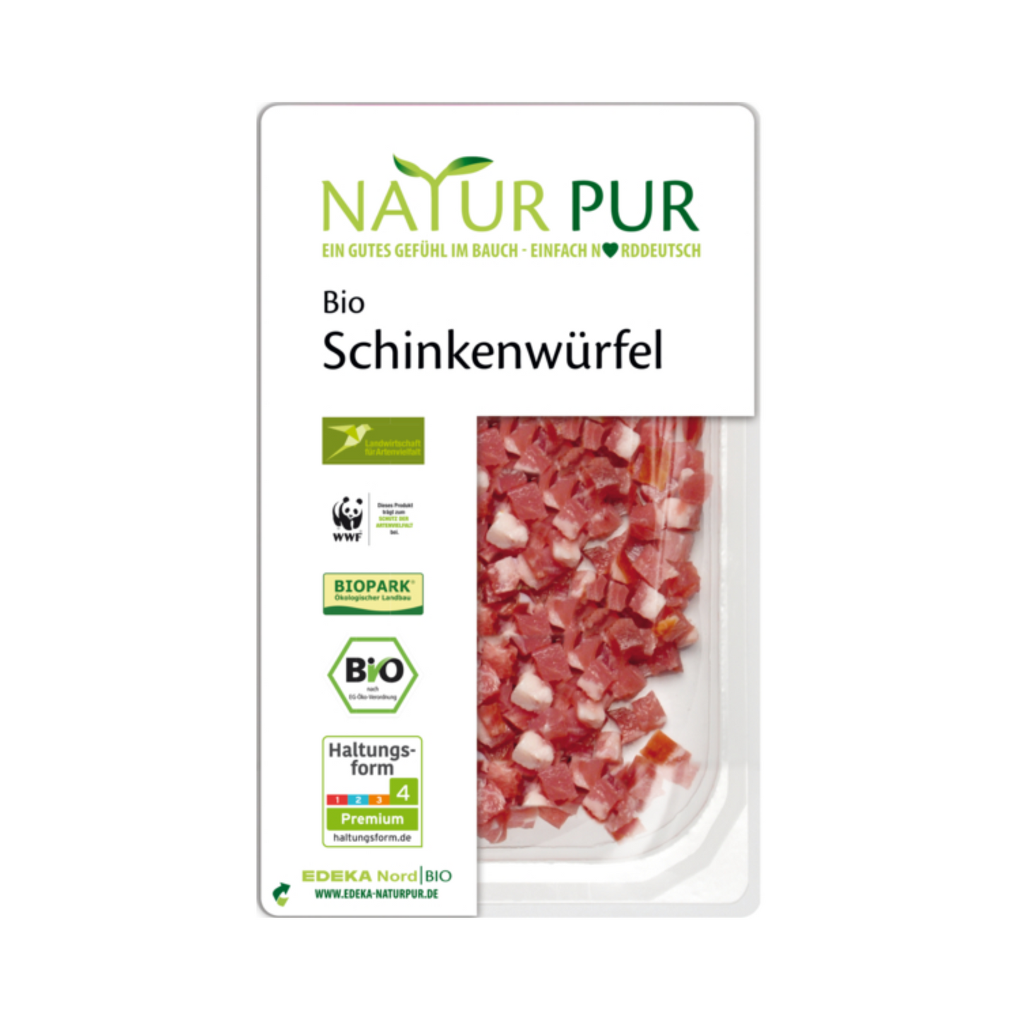 Bio Natur Pur Schinkenwürfel 150g