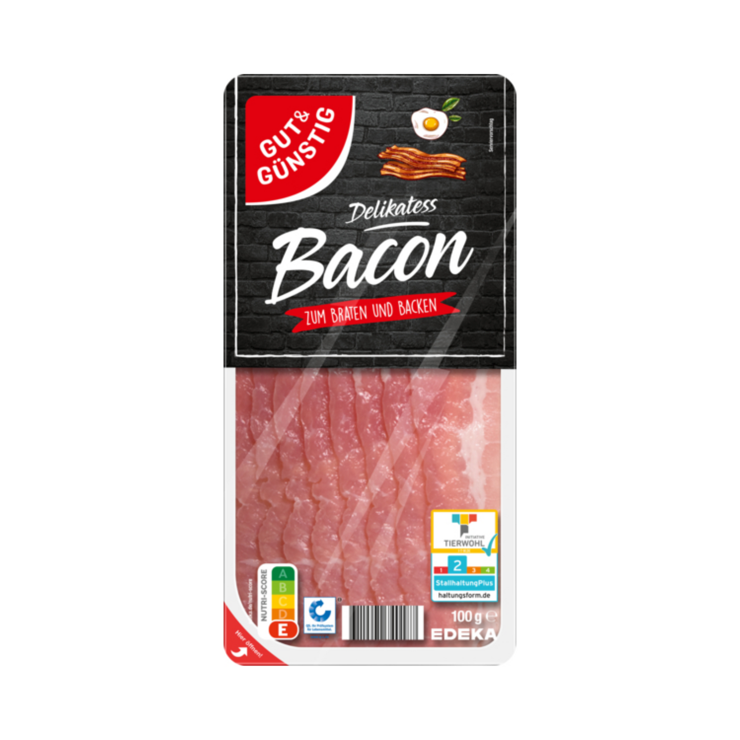 GUT&GÜNSTIG Bacon 100g QS ITW