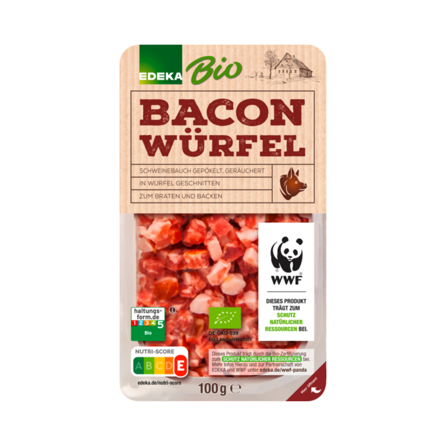Bio EDEKA Baconwürfel 100g