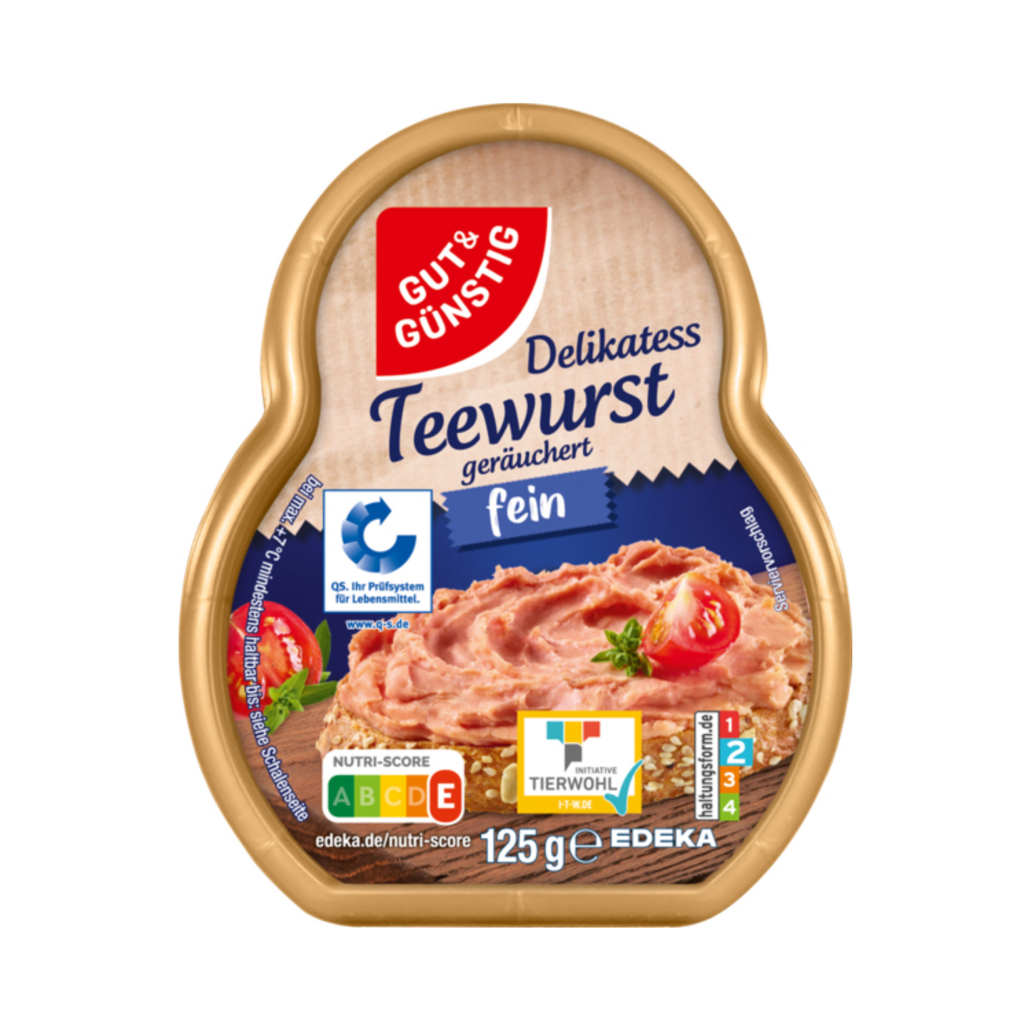 Zimbo Schinken-Zwiebelmettwurst 120g