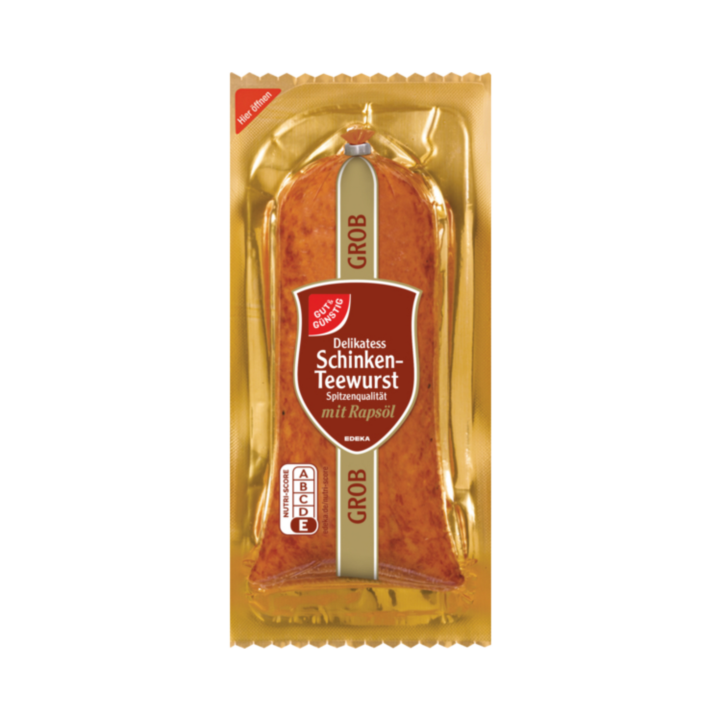 GUT&GÜNSTIG Schinkenteewurst grob 250g QS ITW