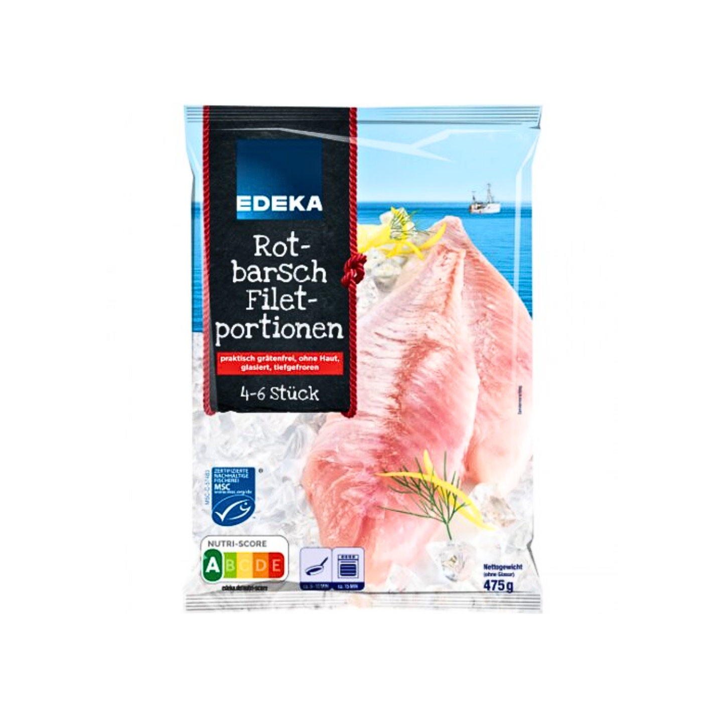 MSC EDEKA Herzstücke Rotbarschfiletportionen 475g