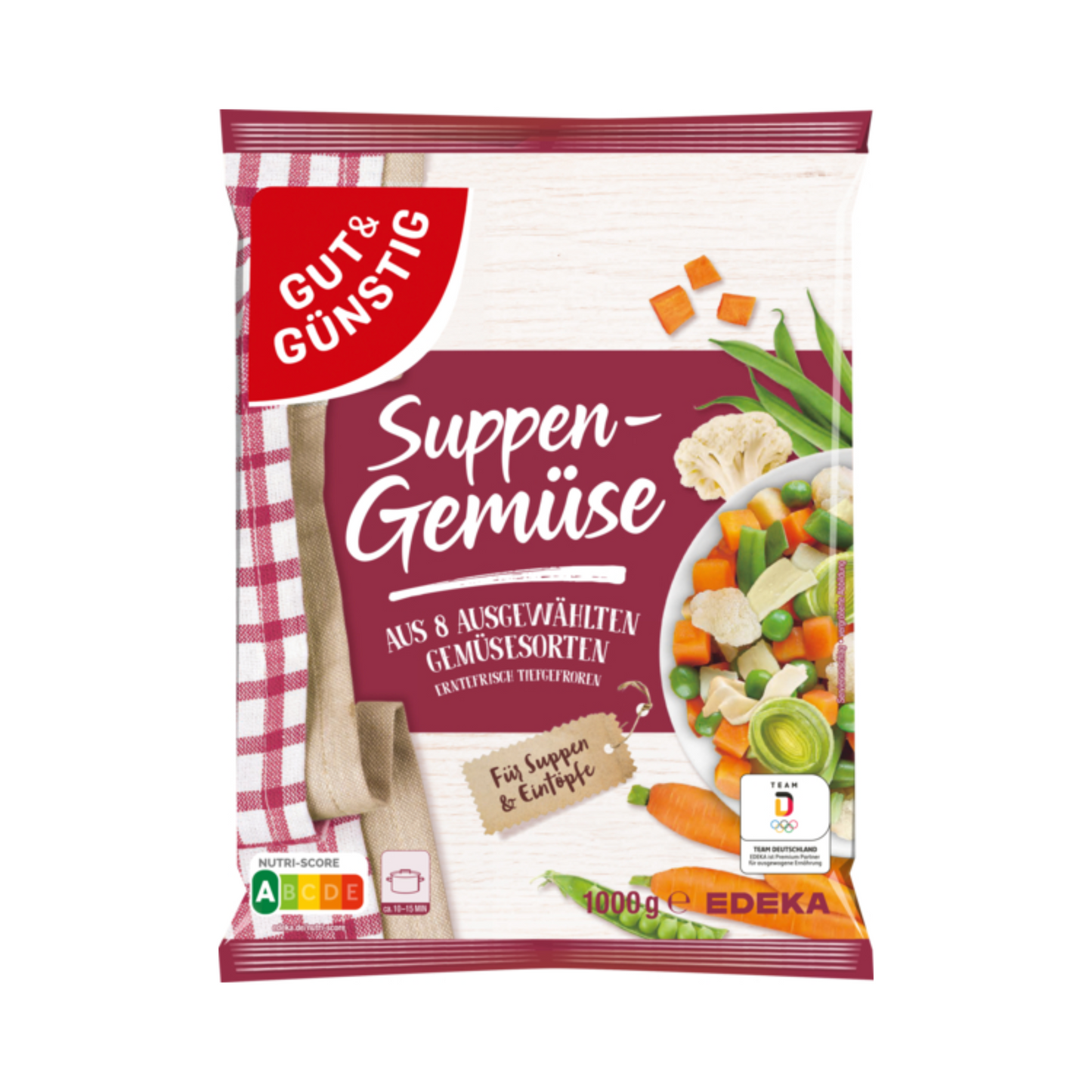 GUT&GÜNSTIG Suppengemüse 1000g