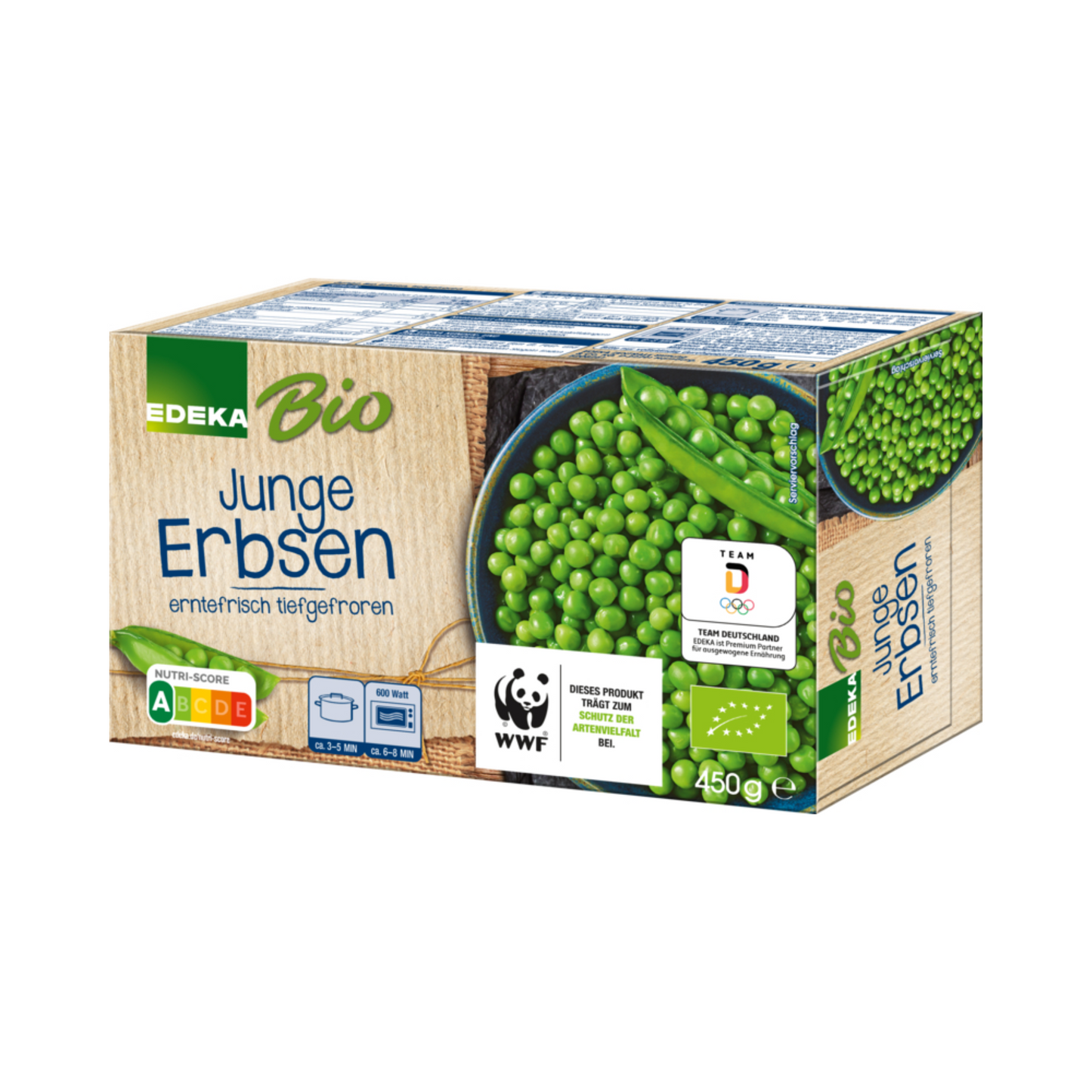 Bio EDEKA Junge Erbsen 450g