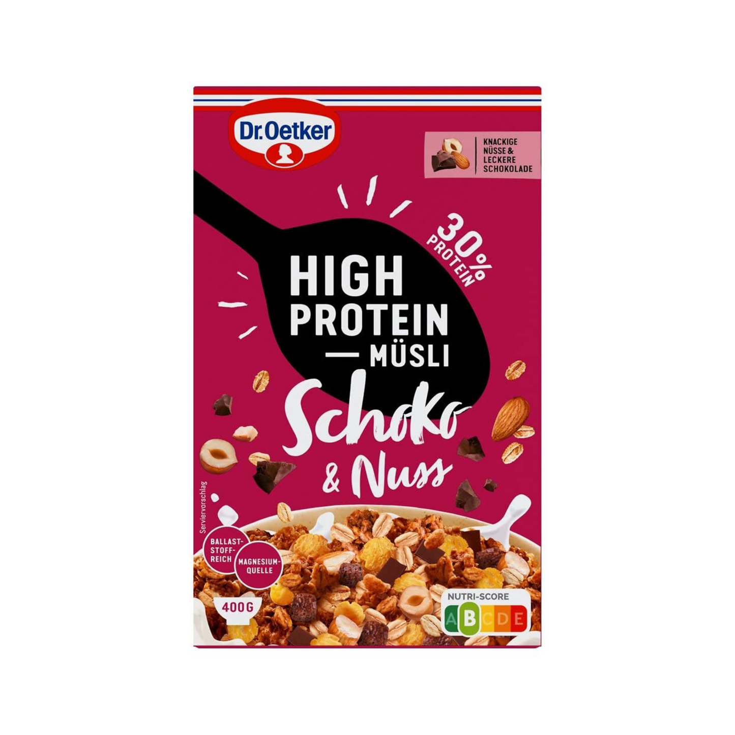 Dr.Oetker High Protein Müsli Schoko & Nuss 400g