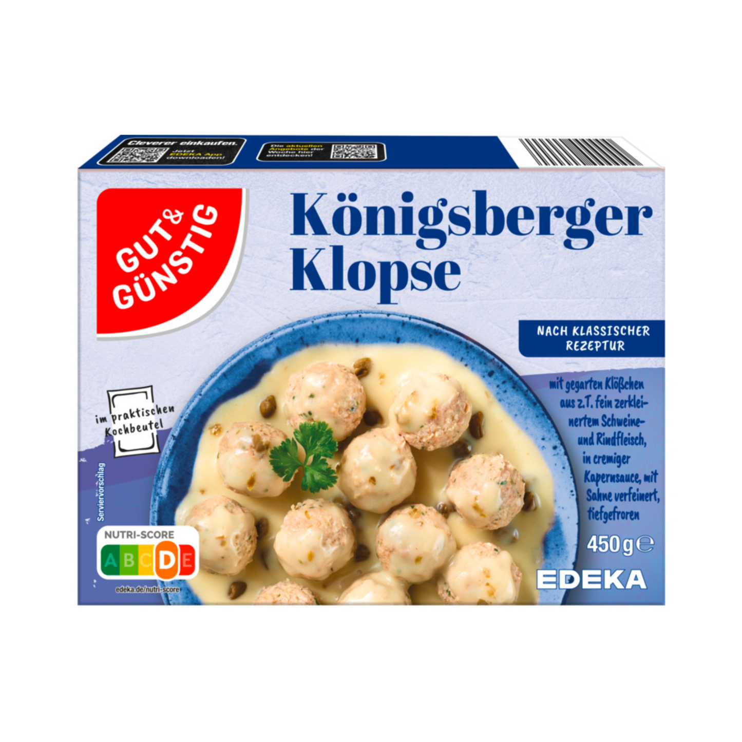 GUT&GÜNSTIG Königsberger Klopse 450g