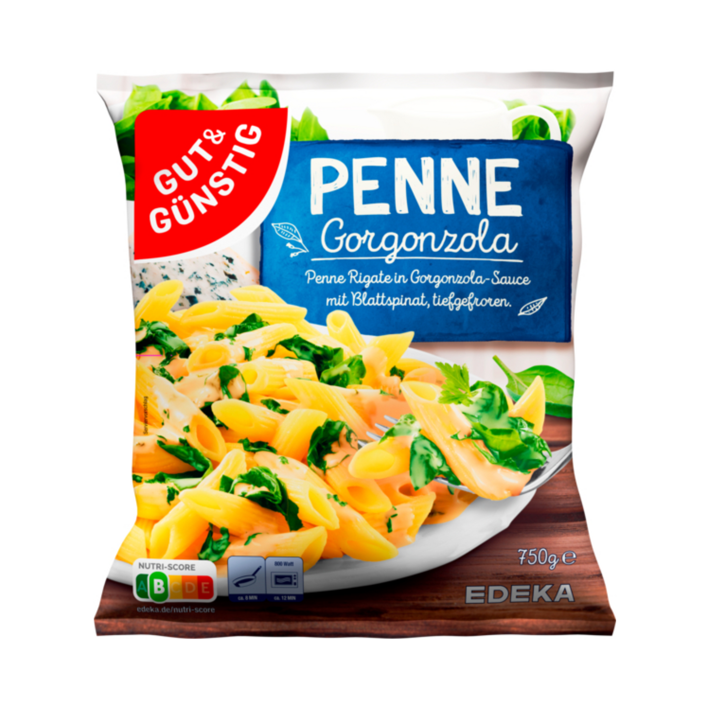 GUT&GÜNSTIG Penne Gorgonzola 750g