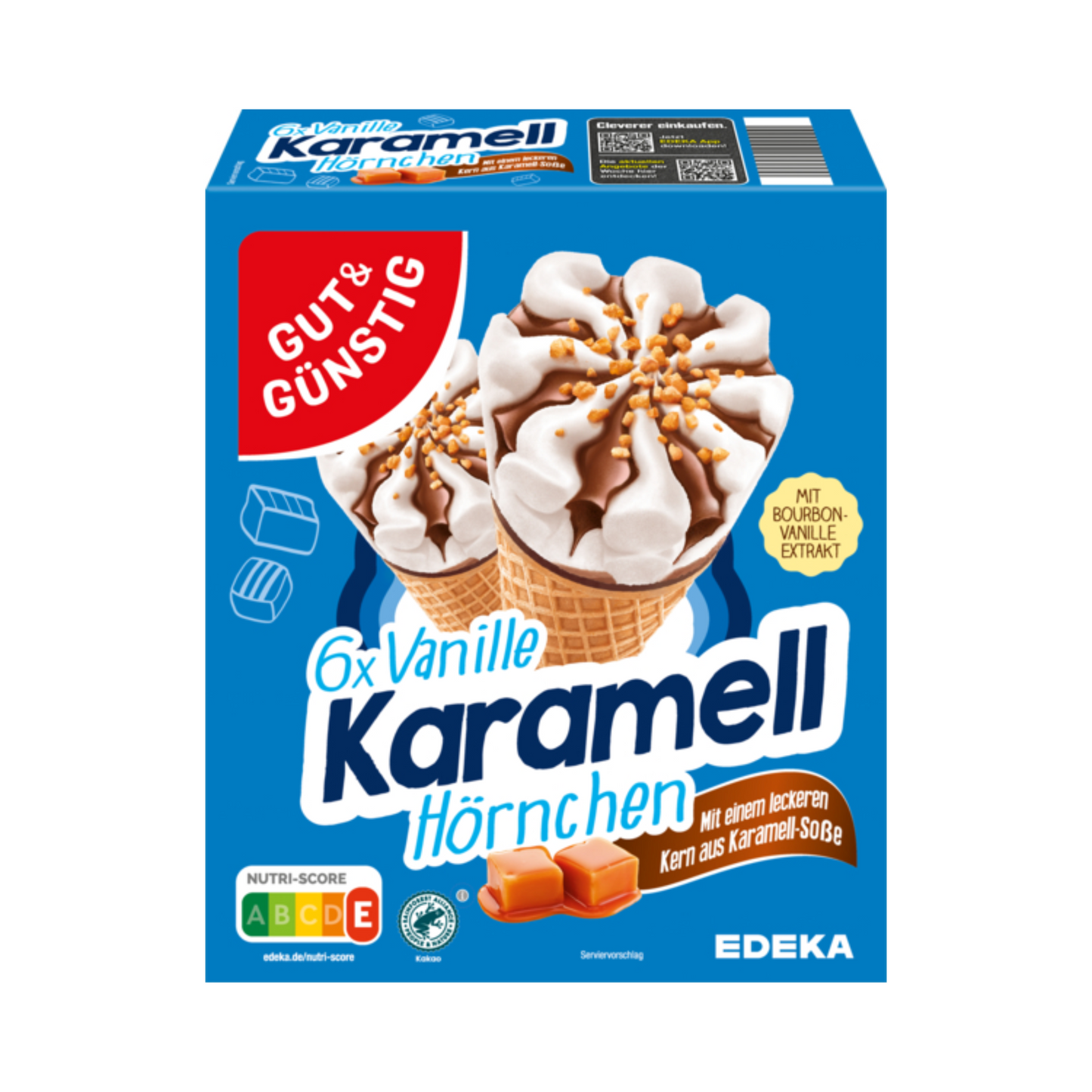 GUT&GÜNSTIG Vanille Karamell Hörnchen 6x120ml