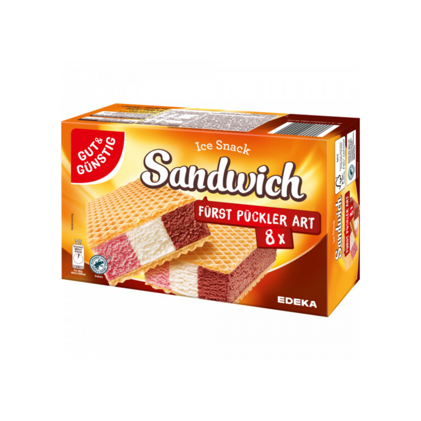 GUT&GÜNSTIG Sandwich Fürst-Pückler-Art 8x90ml