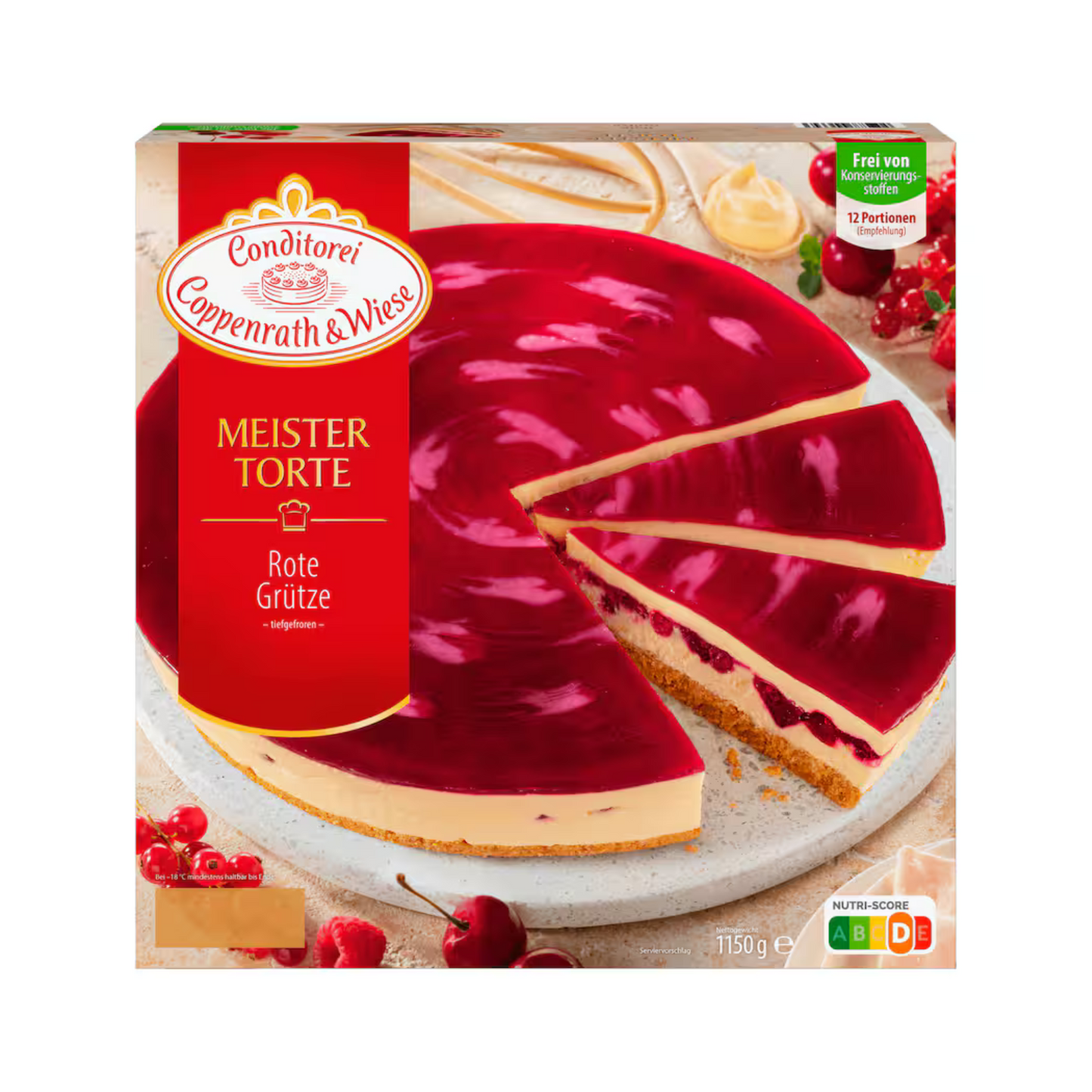 Coppenrath&Wiese Meistertorte Rote Grütze Torte 1150g