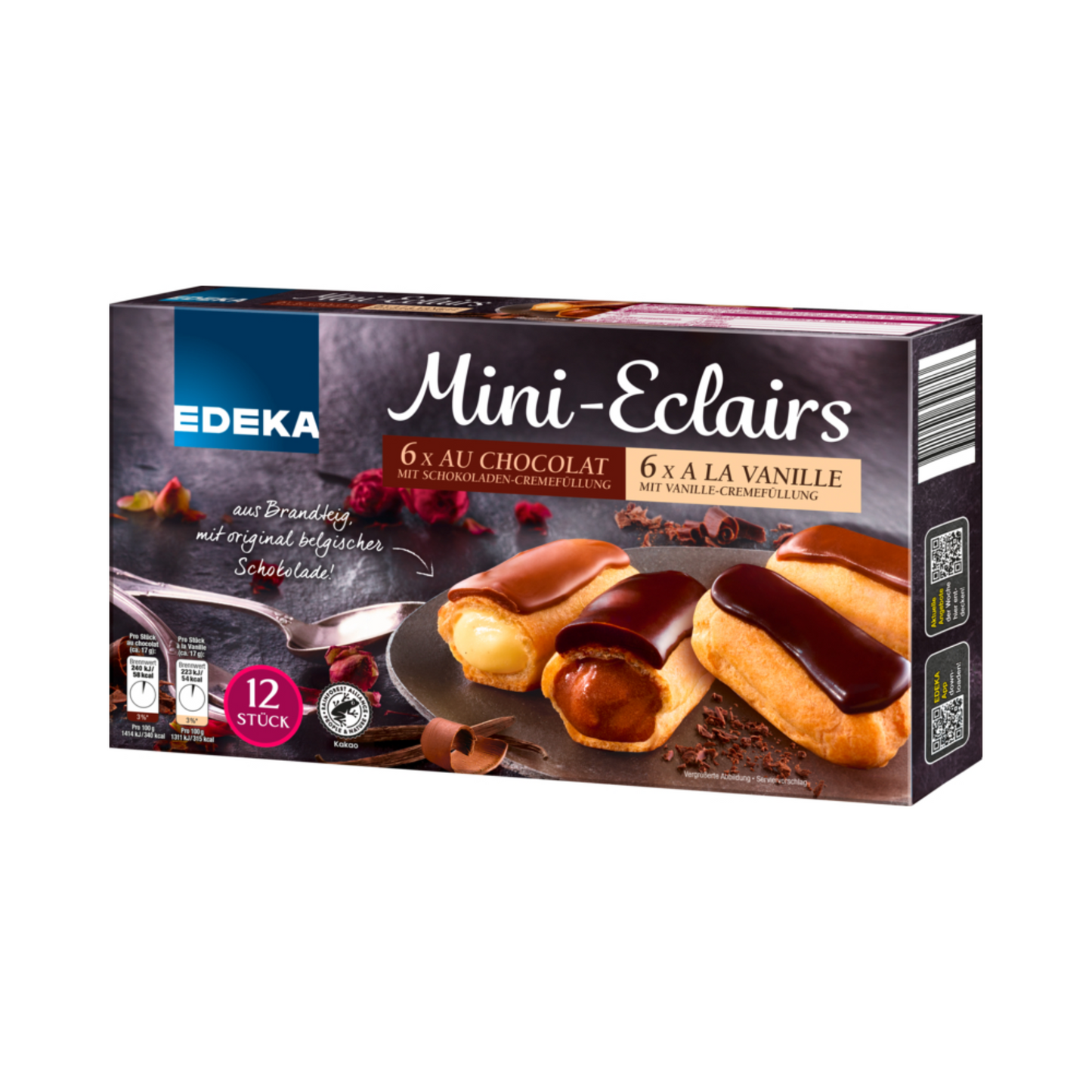EDEKA Herzstücke Mini Eclairs Vanille/Schoko 200g
