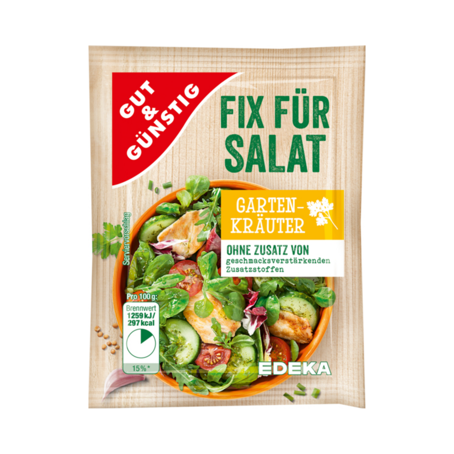 GUT&GÜNSTIG Salatfix Gartenkräuter für 450ml 50g