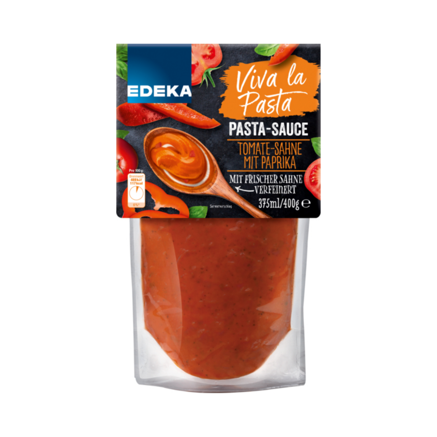 EDEKA Herzstücke Tomaten Paprika Sauce 400g