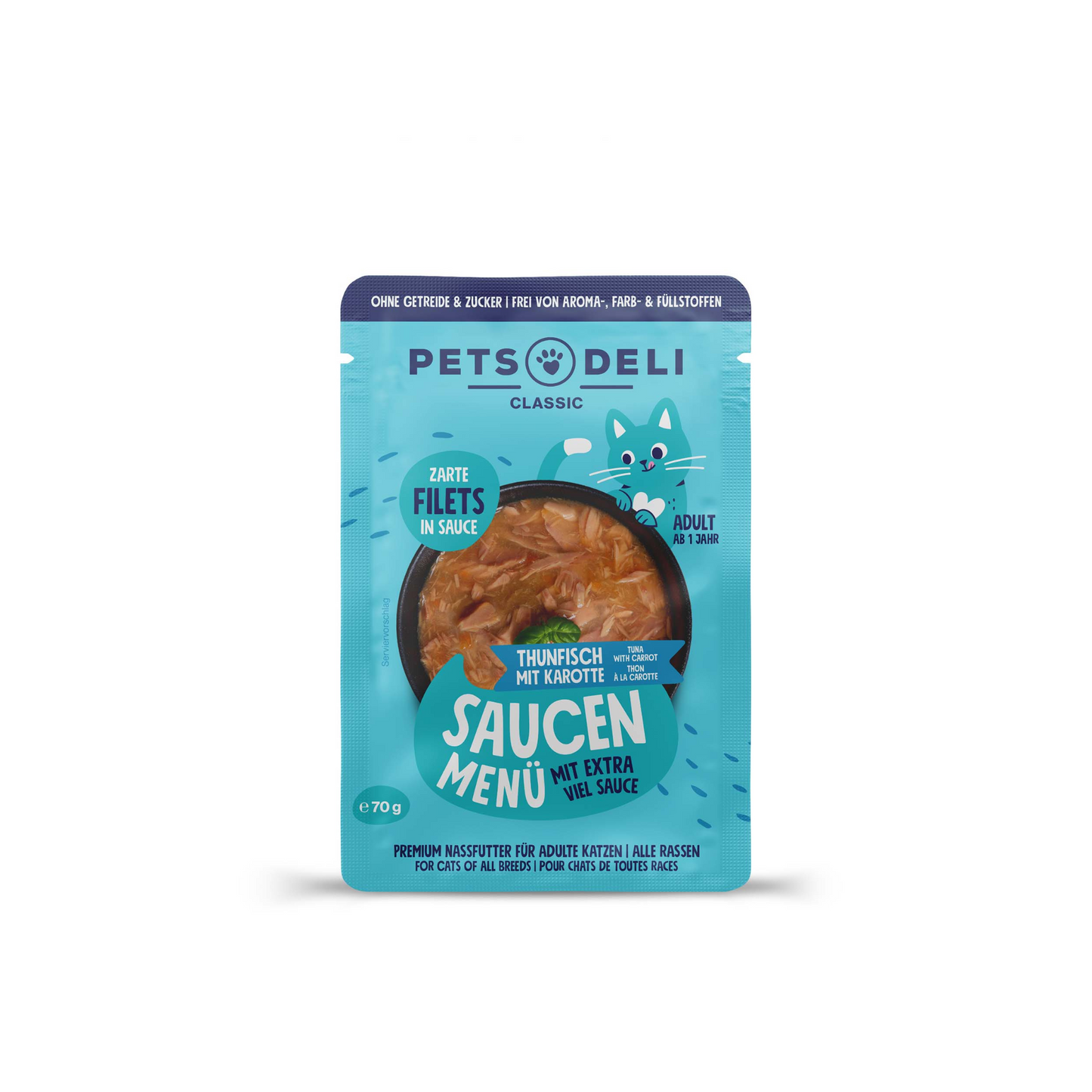 Pets Deli Saucen Menü Thunfisch 70g