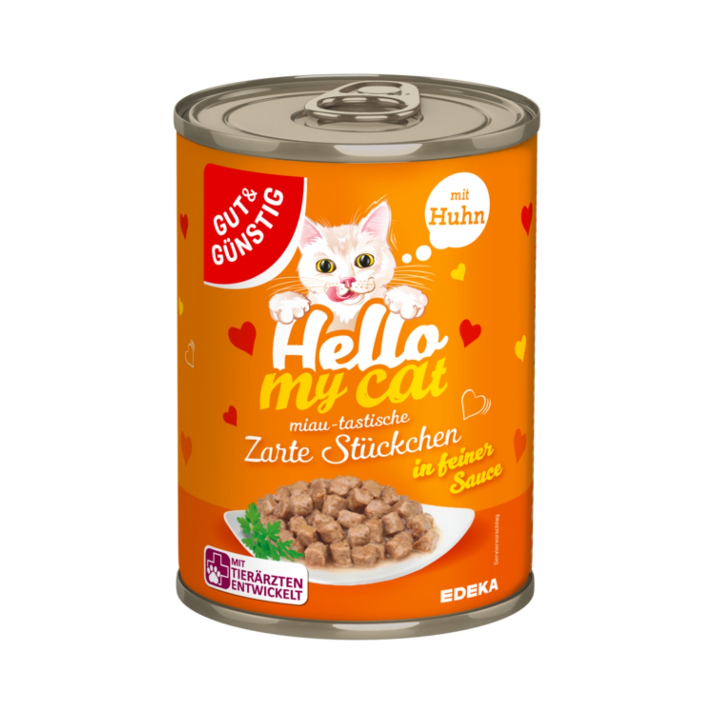 GUT&GÜNSTIG Zarte Stückchen mit Huhn 415g