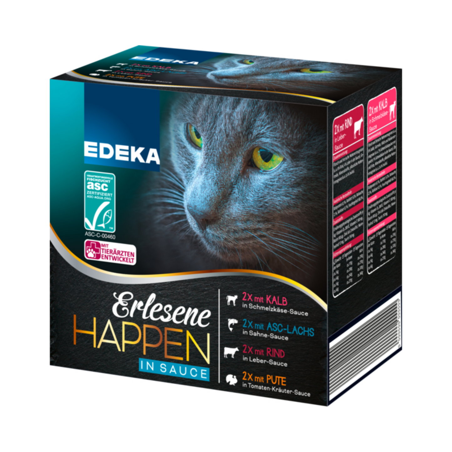 ASC EDEKA Erlesene Happen in Sauce 8x85g