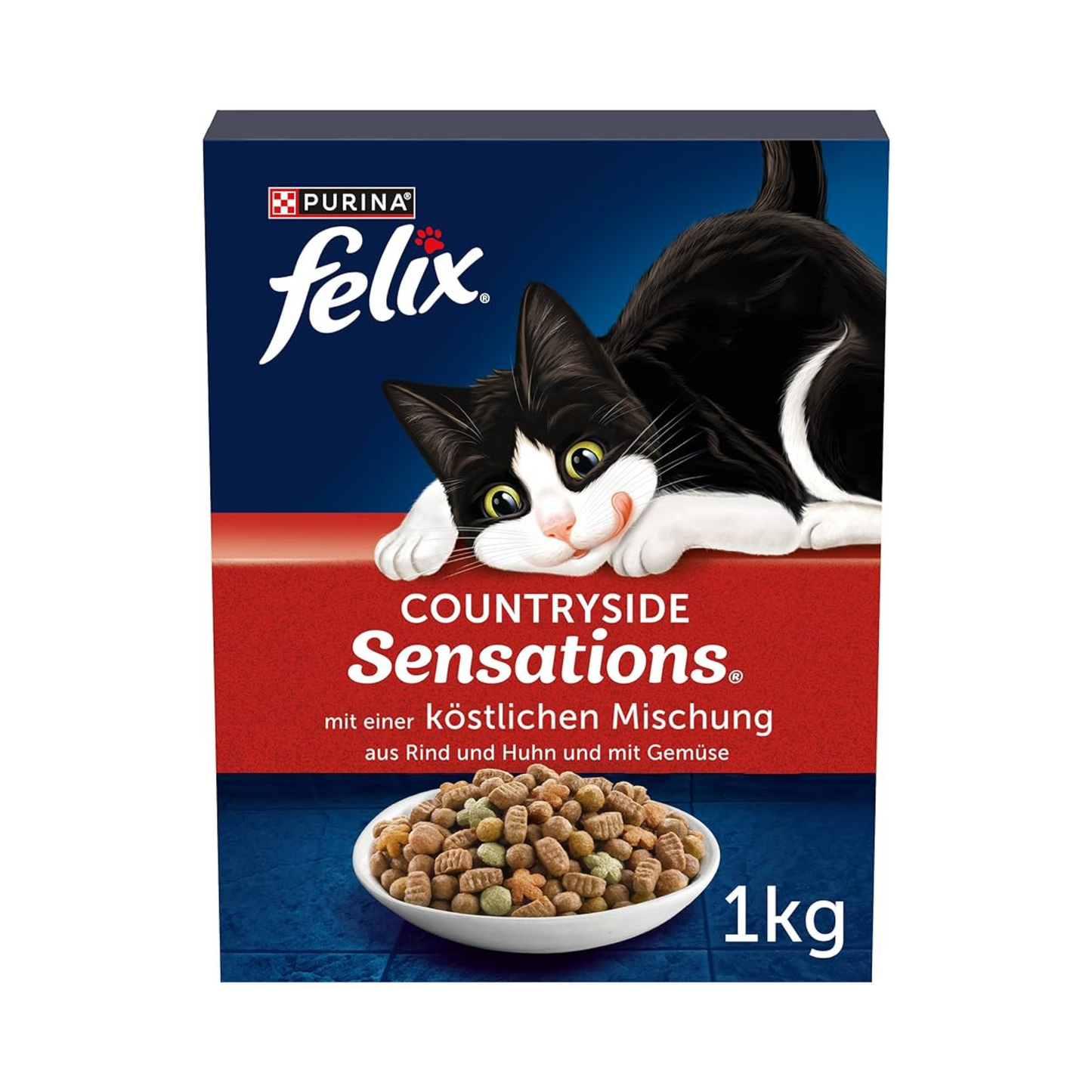 Felix Countryside Sensations Rind Katzentrockennahrung 1kg