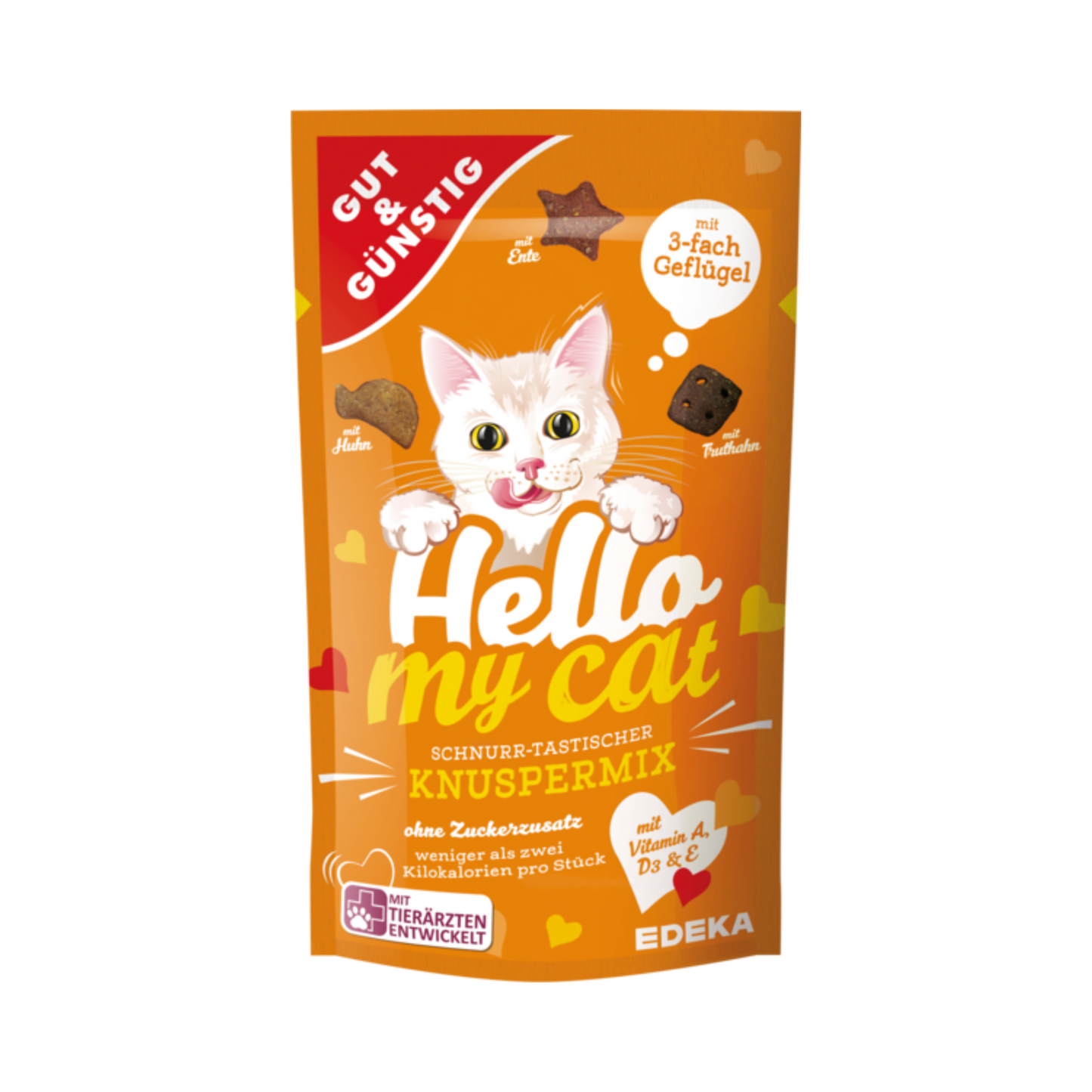 GUT&GÜNSTIG Knuspermix Geflügel 3 Sorten 70g