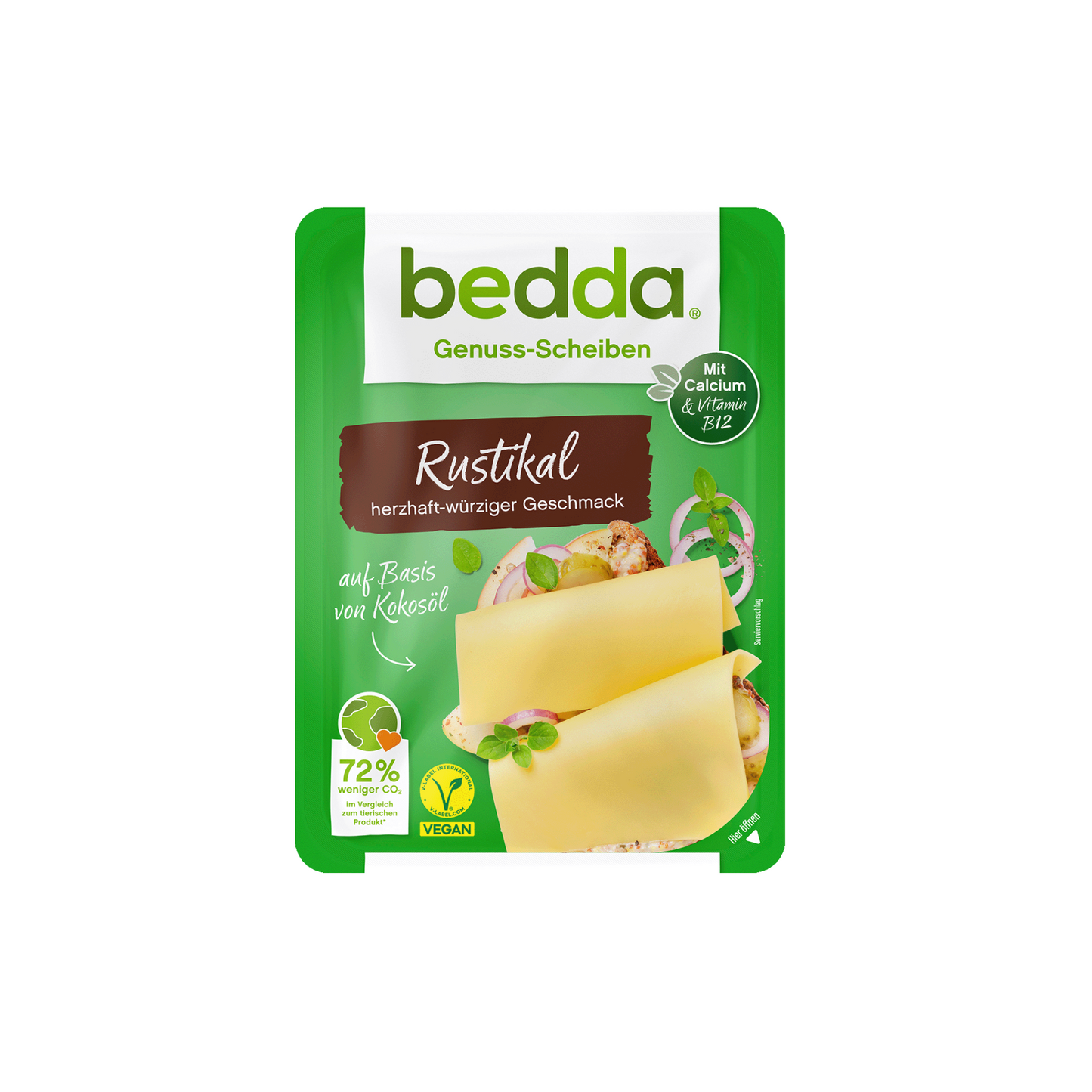 bedda Scheiben rustikal vegan 150g
