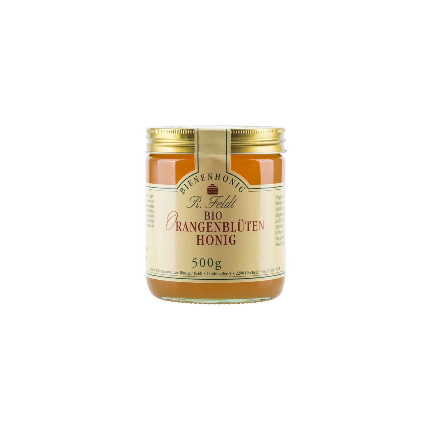 Bio Feldt Orangenblüten Honig 500g