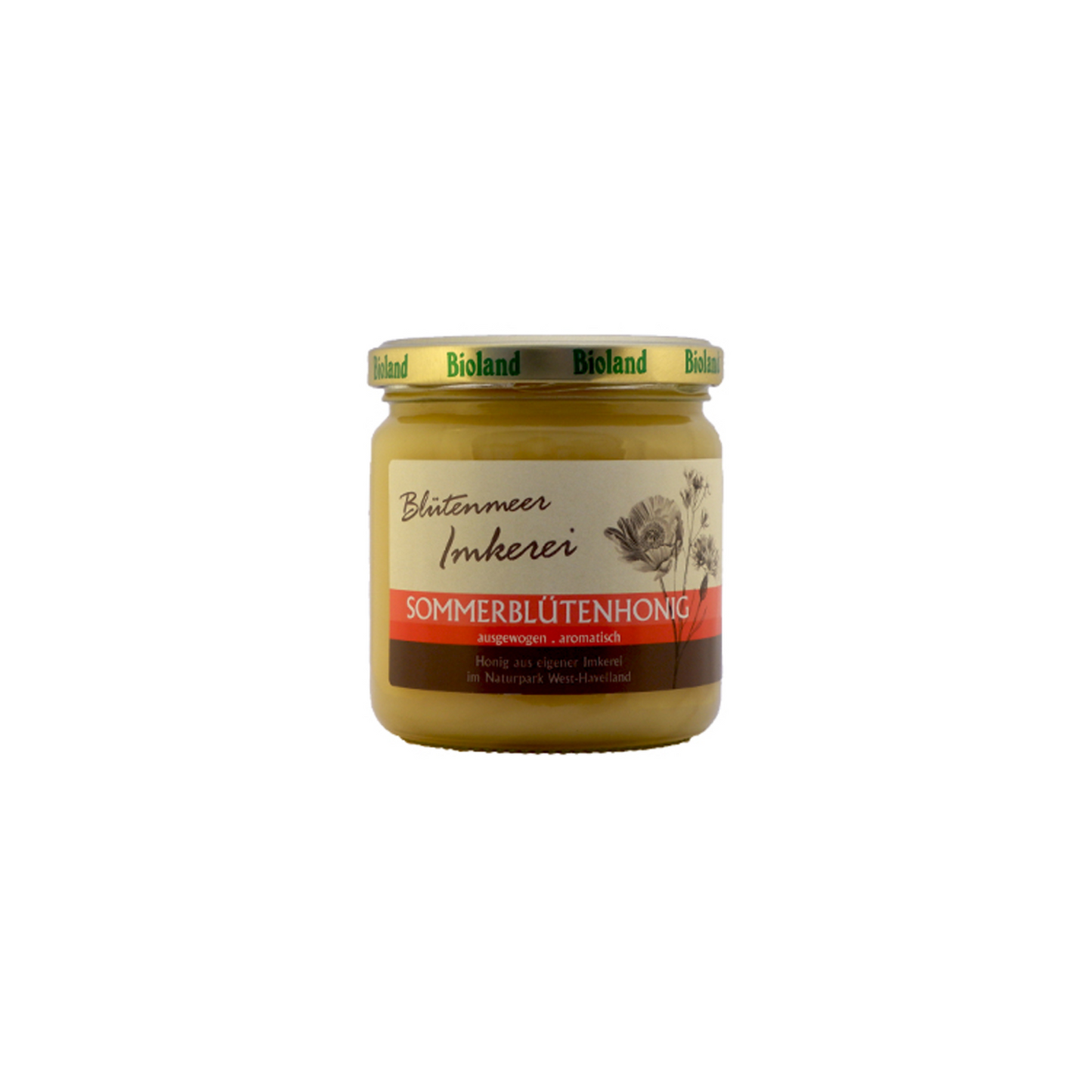 Bio Blütenmeer Sommerblütenhonig 500g