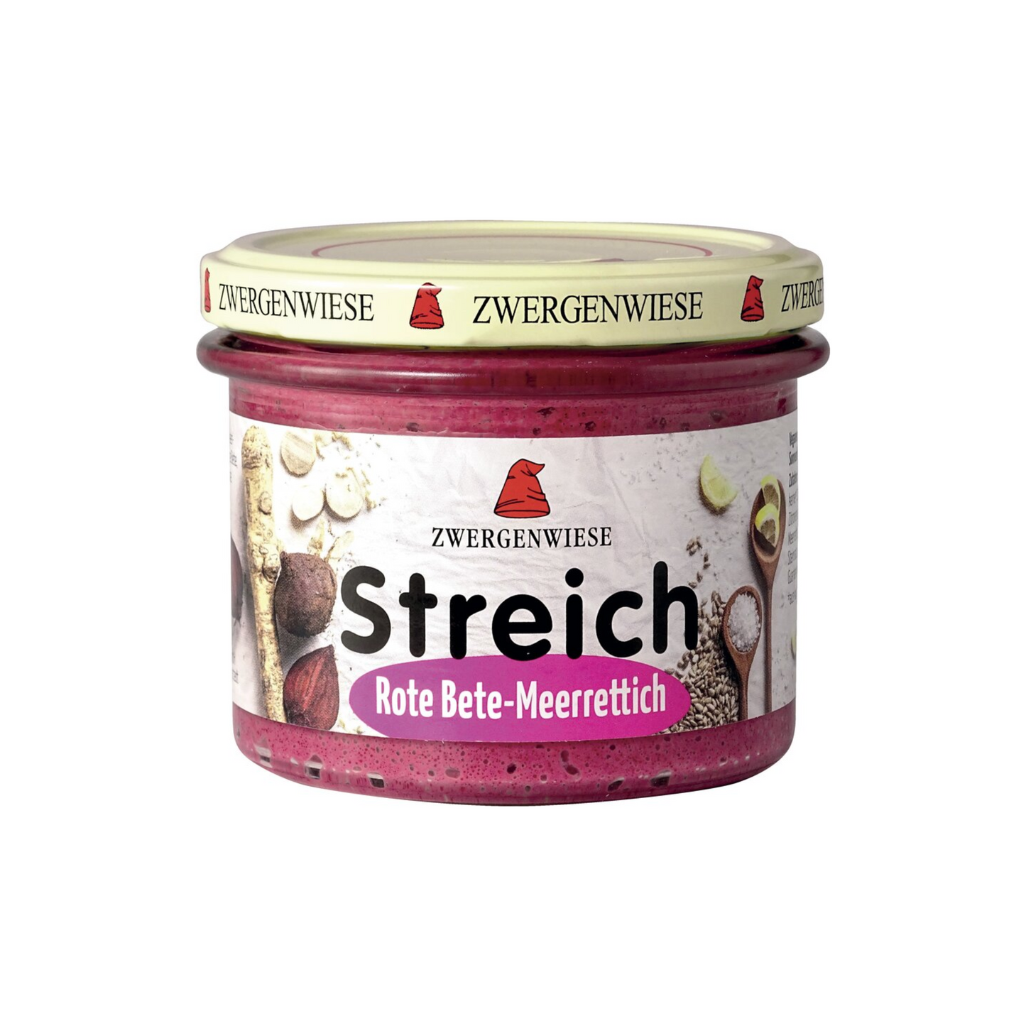 Bio Zwergenwiese Rote Bete-Meerrettich Streich 180g