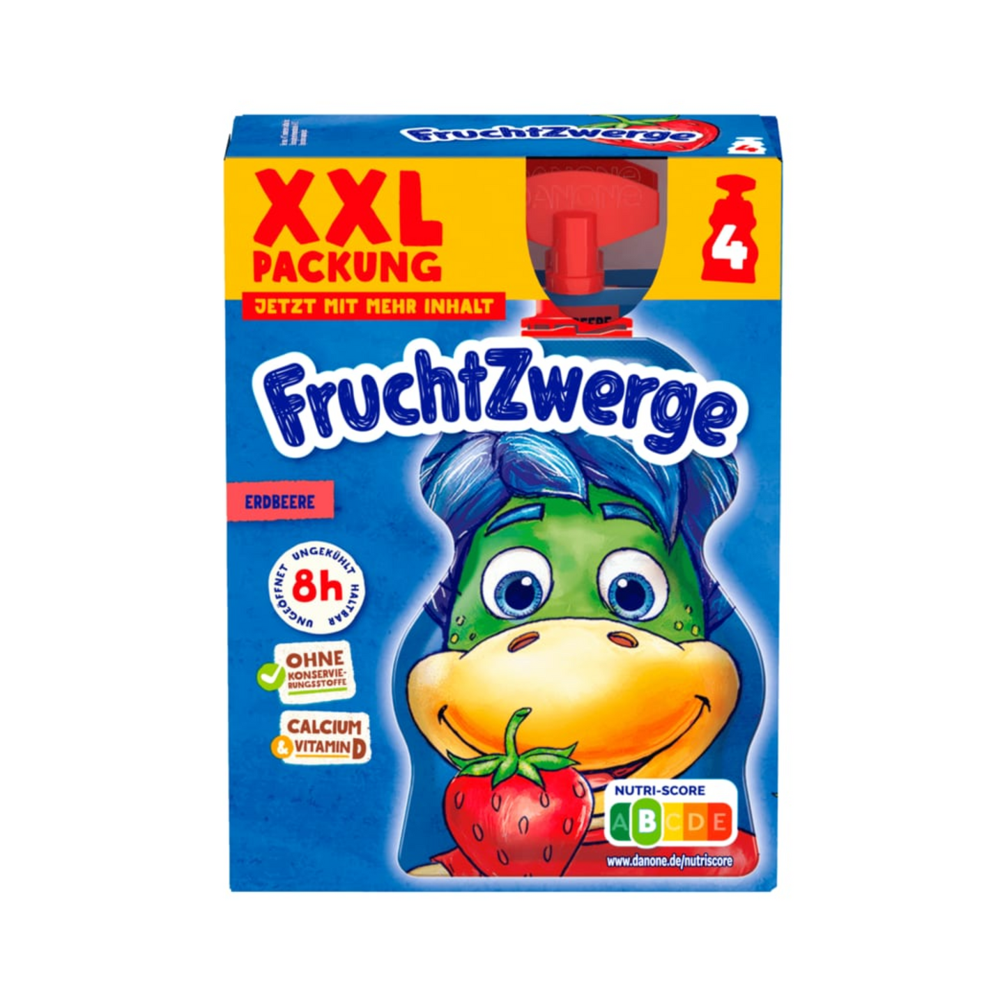 Fruchtzwerge Go Erdbeere 4x70g