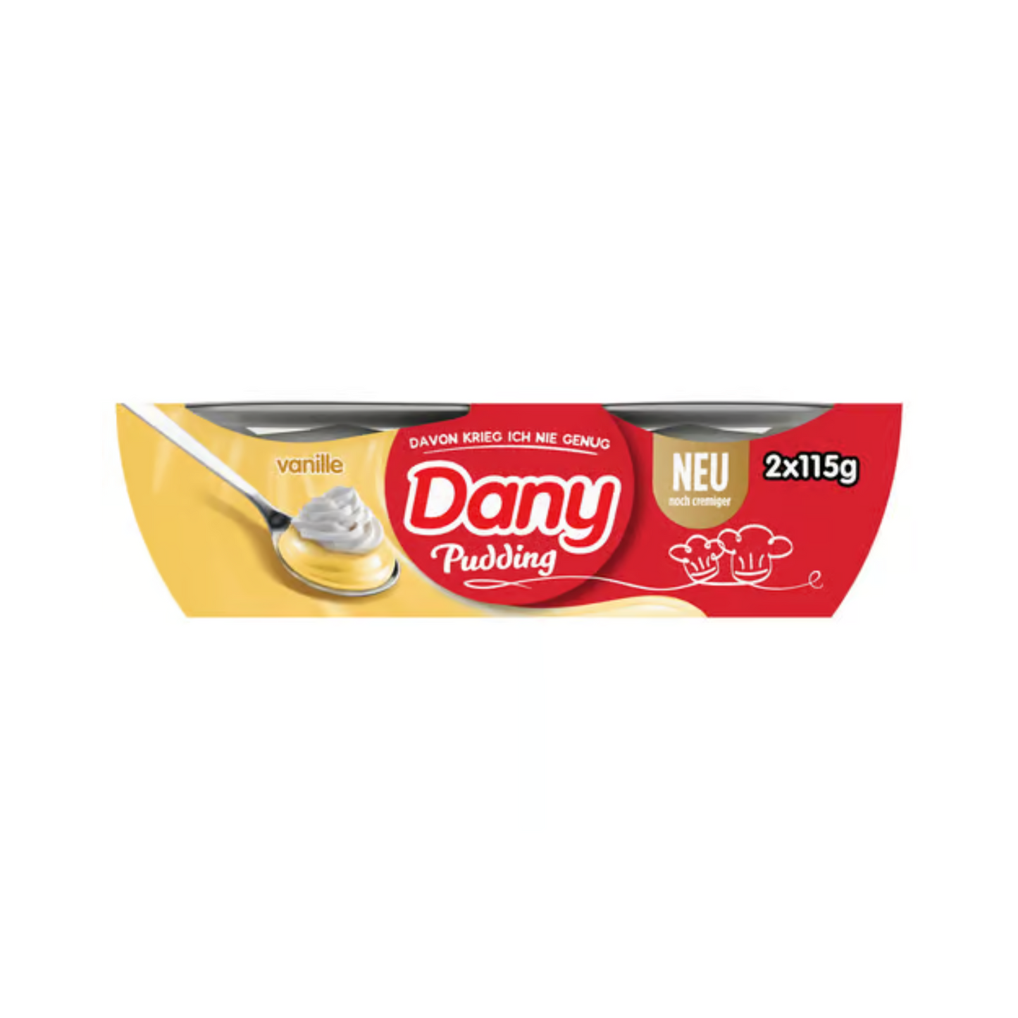 Dany Pudding Vanille 2x115g