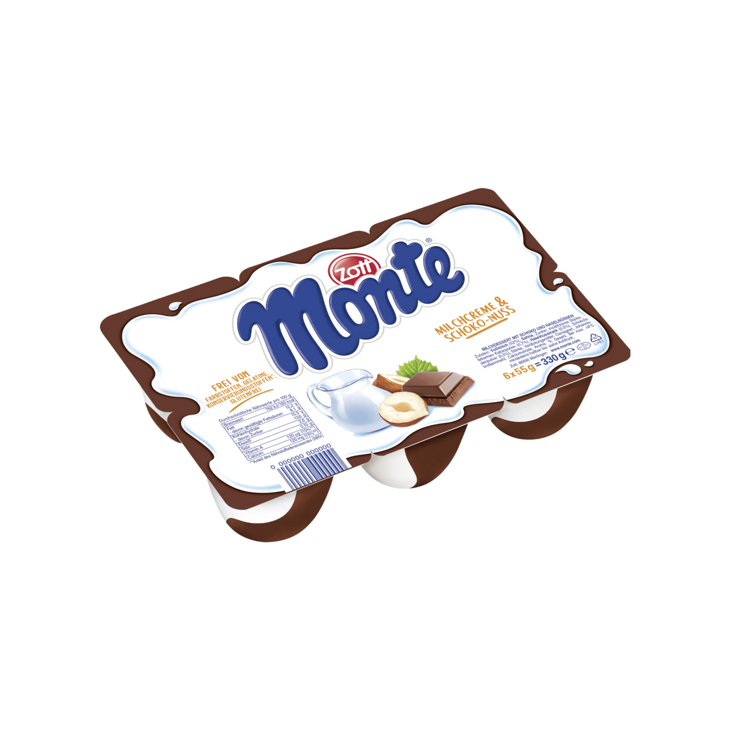 Zott Monte -30% Zucker 6x55g