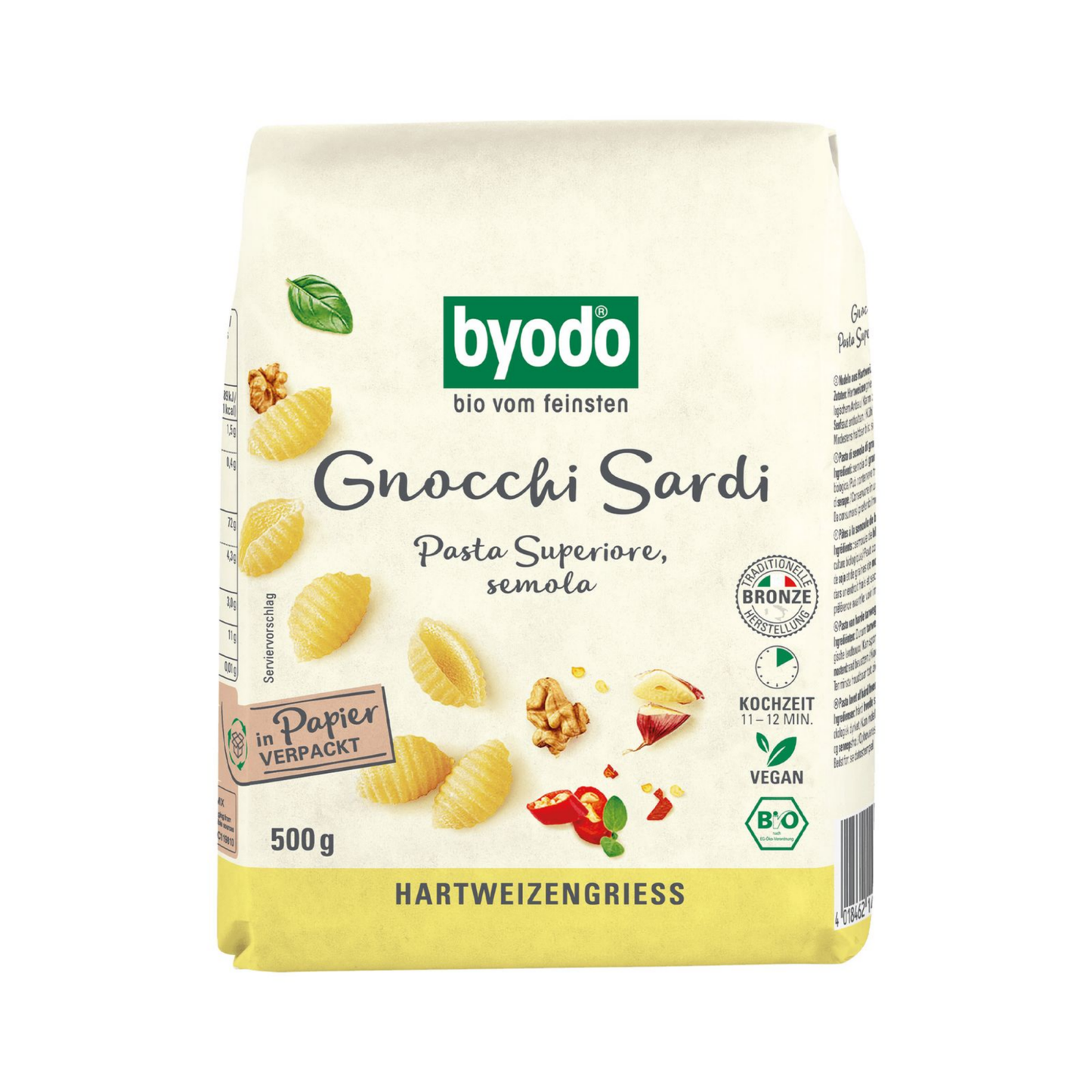 Bio Byodo Helle Gnocchi Sardi 500g