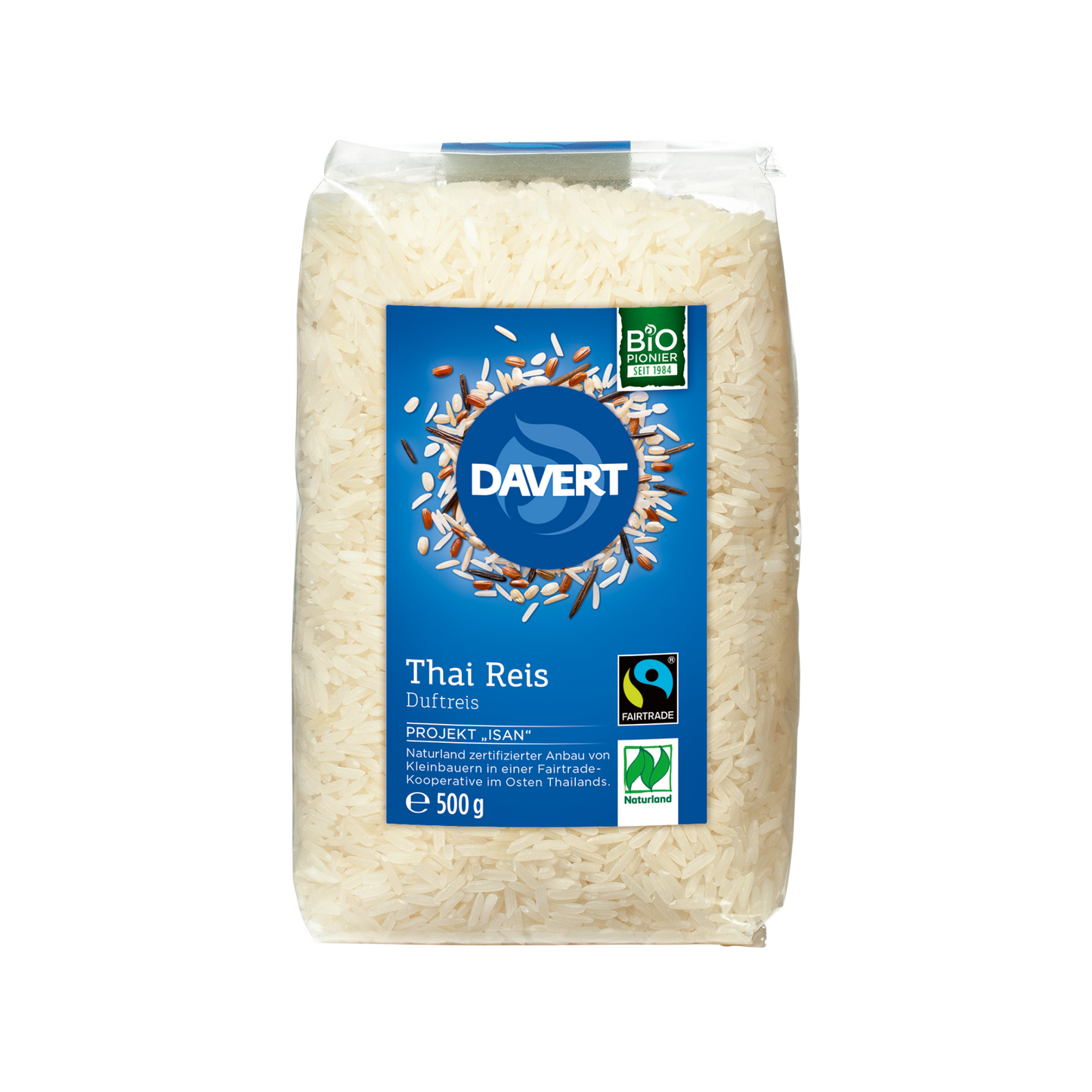 Bio Davert Fairtrade Thai Reis weiß 500g