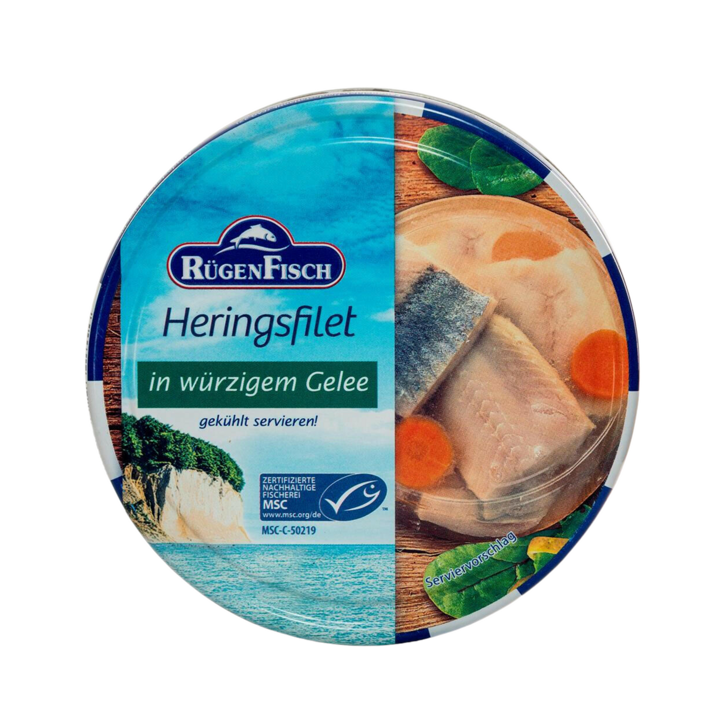 Sywan Feinstes Heringsfilets in würzigem Gelee 200g