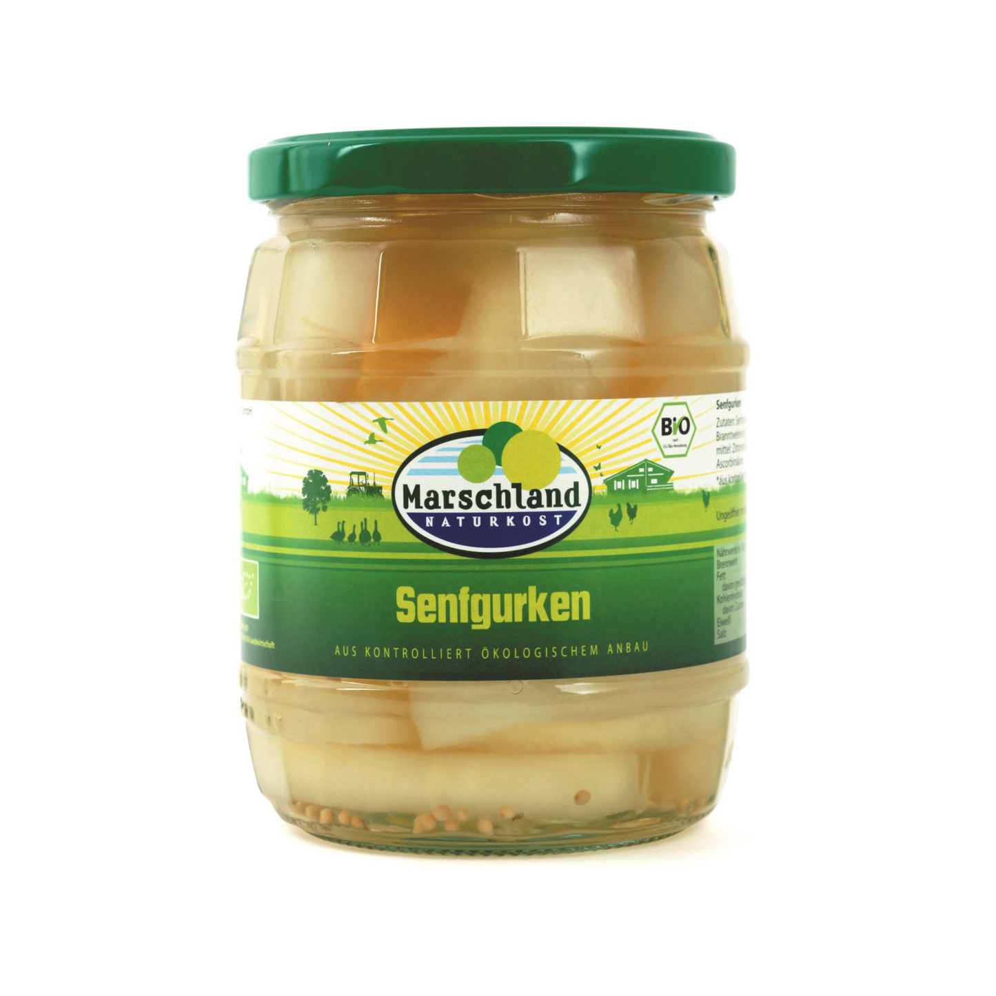 Bio Marschland Senfgurken 530g