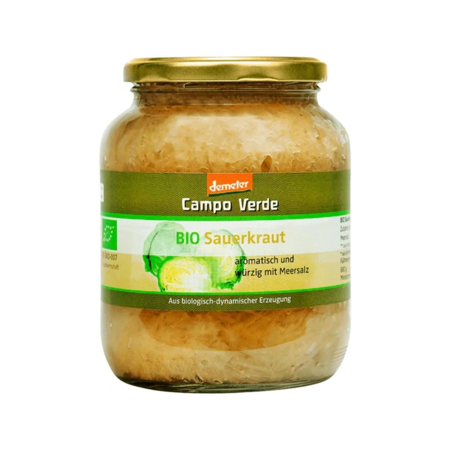 Demeter Campo Verde Sauerkraut 680g